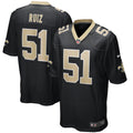 Men s Nike Cesar Ruiz Black New Orleans Saints Player Game Jersey