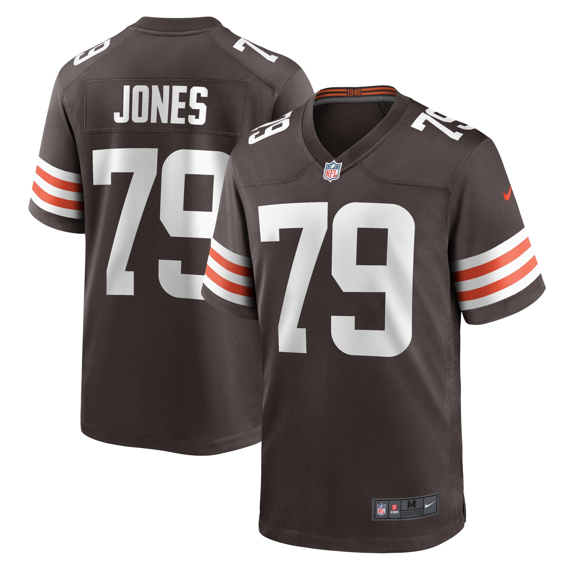 Dawand Jones Cleveland Browns Nike Team Game Jersey    Brown