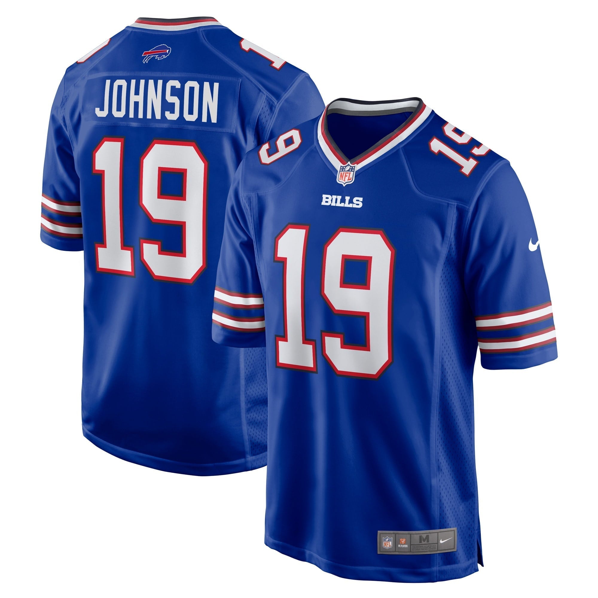 Men s Nike KeeSean Johnson Royal Buffalo Bills Home Game Player Jersey