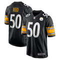 Men s Nike Malik Reed Black Pittsburgh Steelers Game Player Jersey