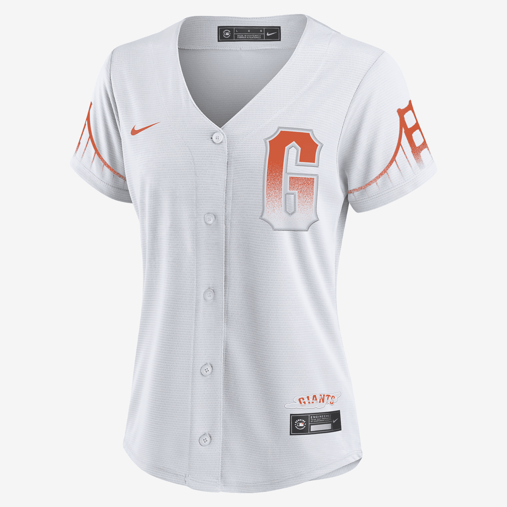 MLB San Francisco Giants City Connect Women's Replica Baseball Jersey - White