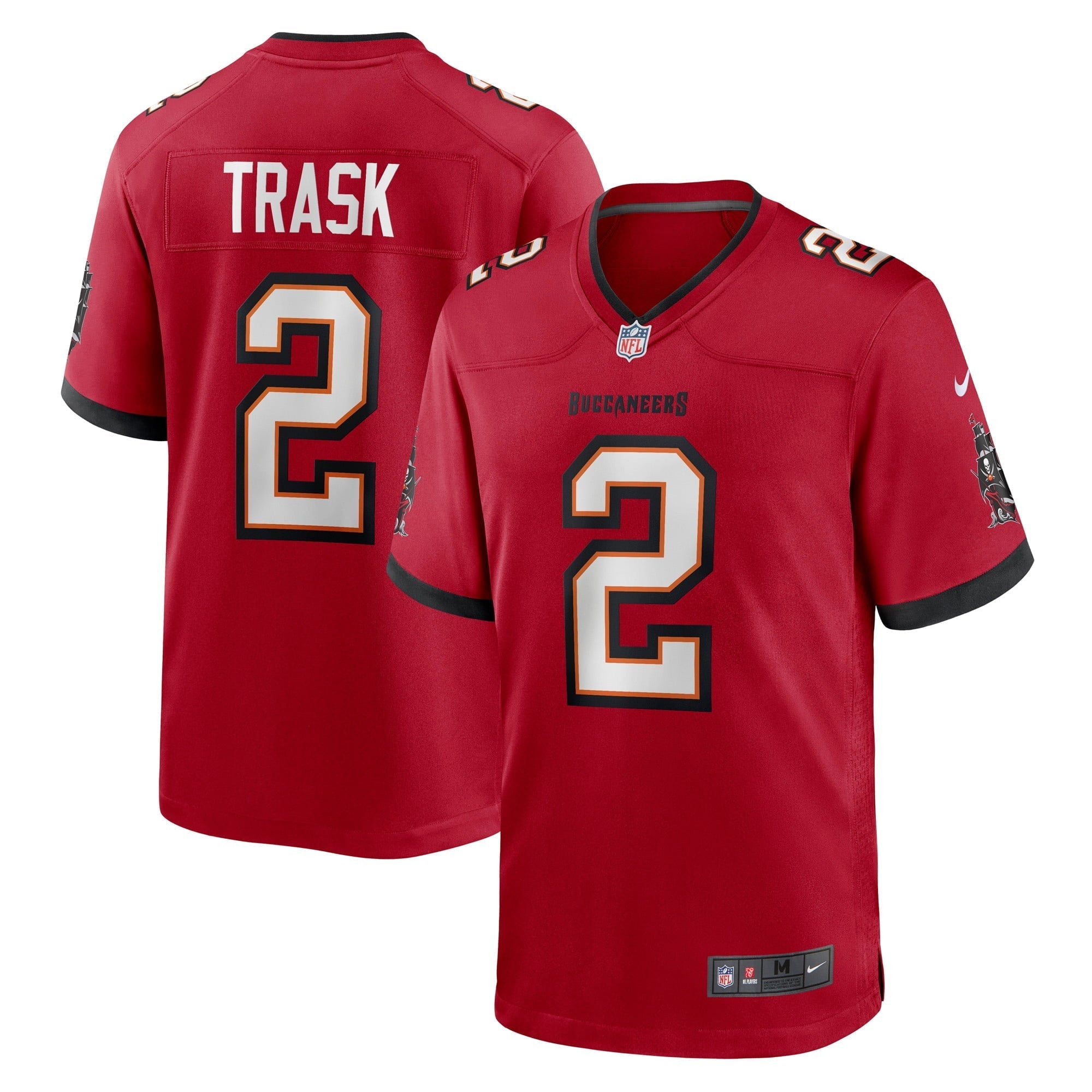 Men s Nike Kyle Trask Red Tampa Bay Buccaneers Game Player Jersey