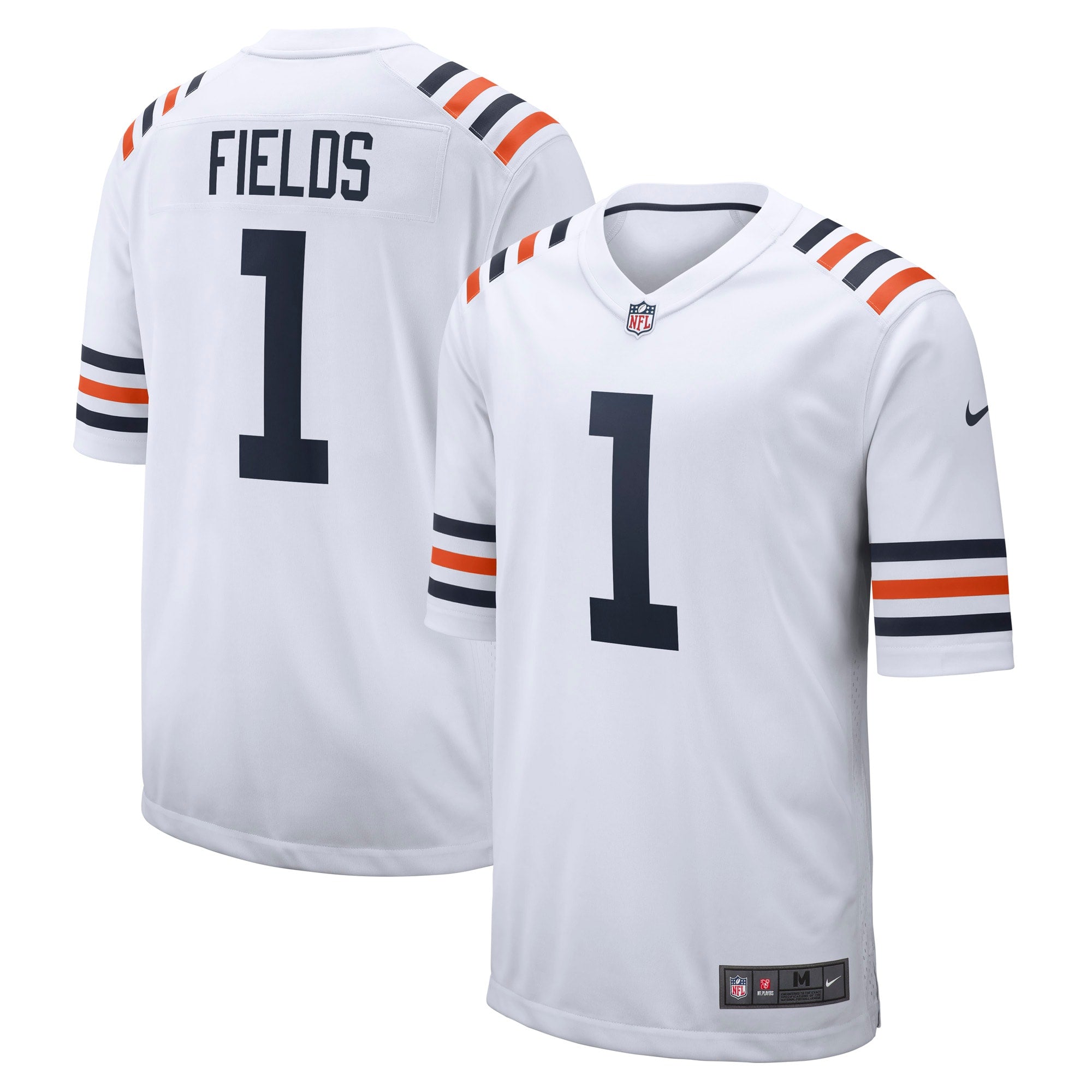 Justin Fields Chicago Bears Nike 2021 NFL Draft First Round Pick Alternate Classic Game Jersey   White