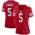 Trey Lance San Francisco 49ers Nike Women s Player Jersey   Scarlet