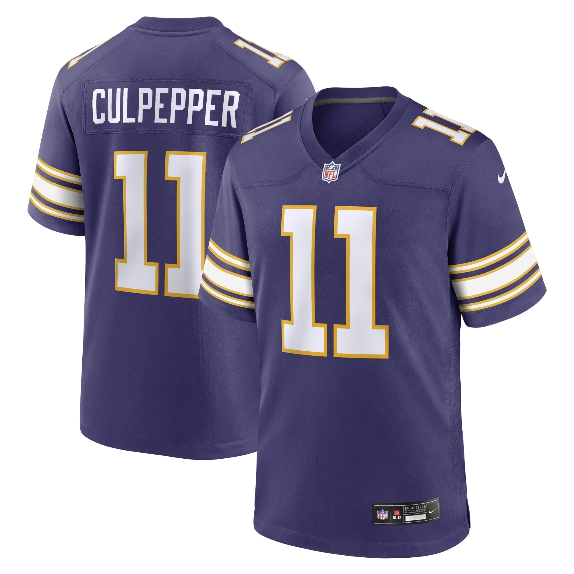 Men s Nike Daunte Culpepper Purple Minnesota Vikings Classic Retired Player Game Jersey
