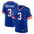 Men s Nike Sterling Shepard Royal New York Giants Classic Player Game Jersey