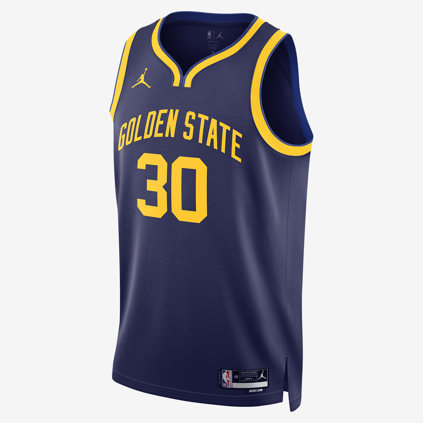 Golden State Warriors Statement Edition Jordans Dri-FIT NBA Swingman Jersey - Loyal Blue
