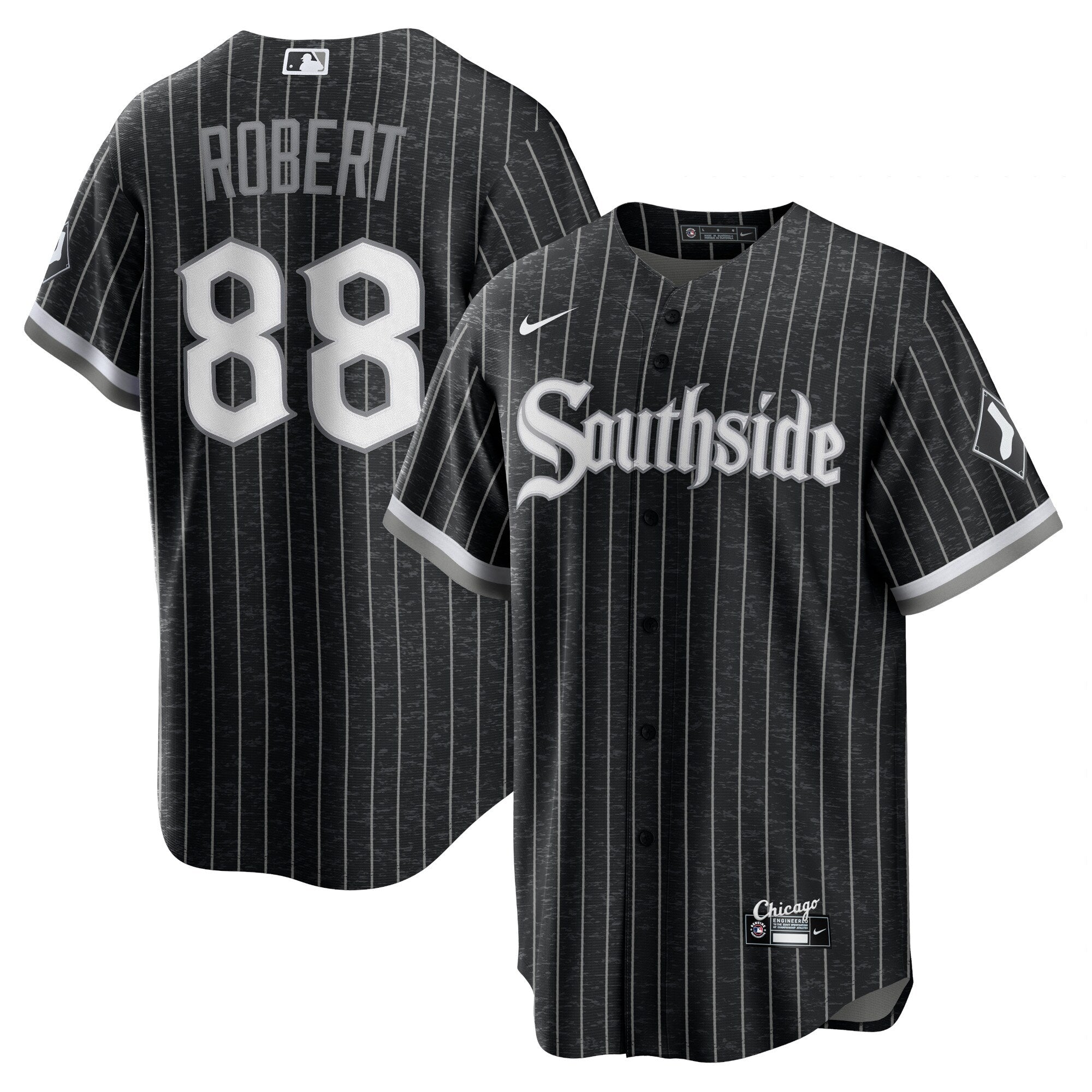 Luis Robert Chicago White Sox Nike Black City Connect Replica Men's Jersey
