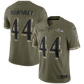 Marlon Humphrey Baltimore Ravens Nike 2022 Salute To Service Limited Jersey   Olive