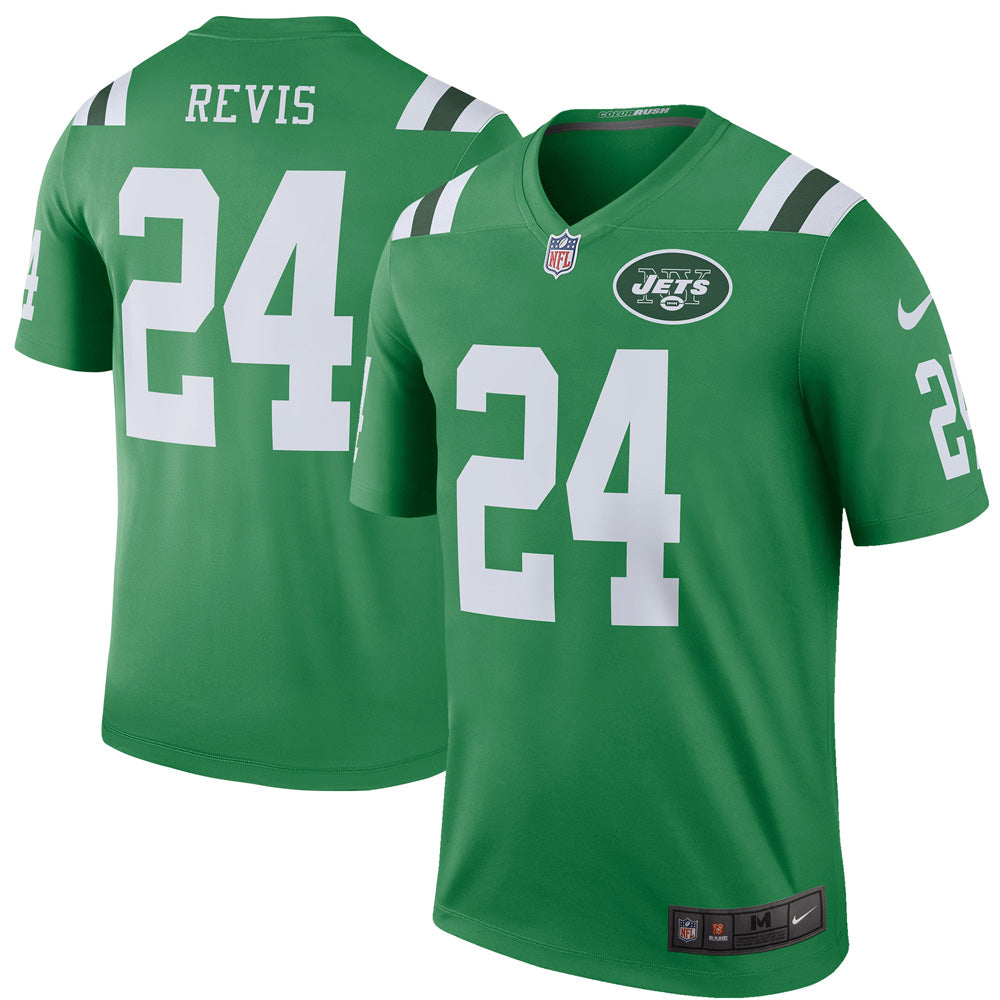 Men s New York Jets Darrelle Revis Legend Jersey   Green