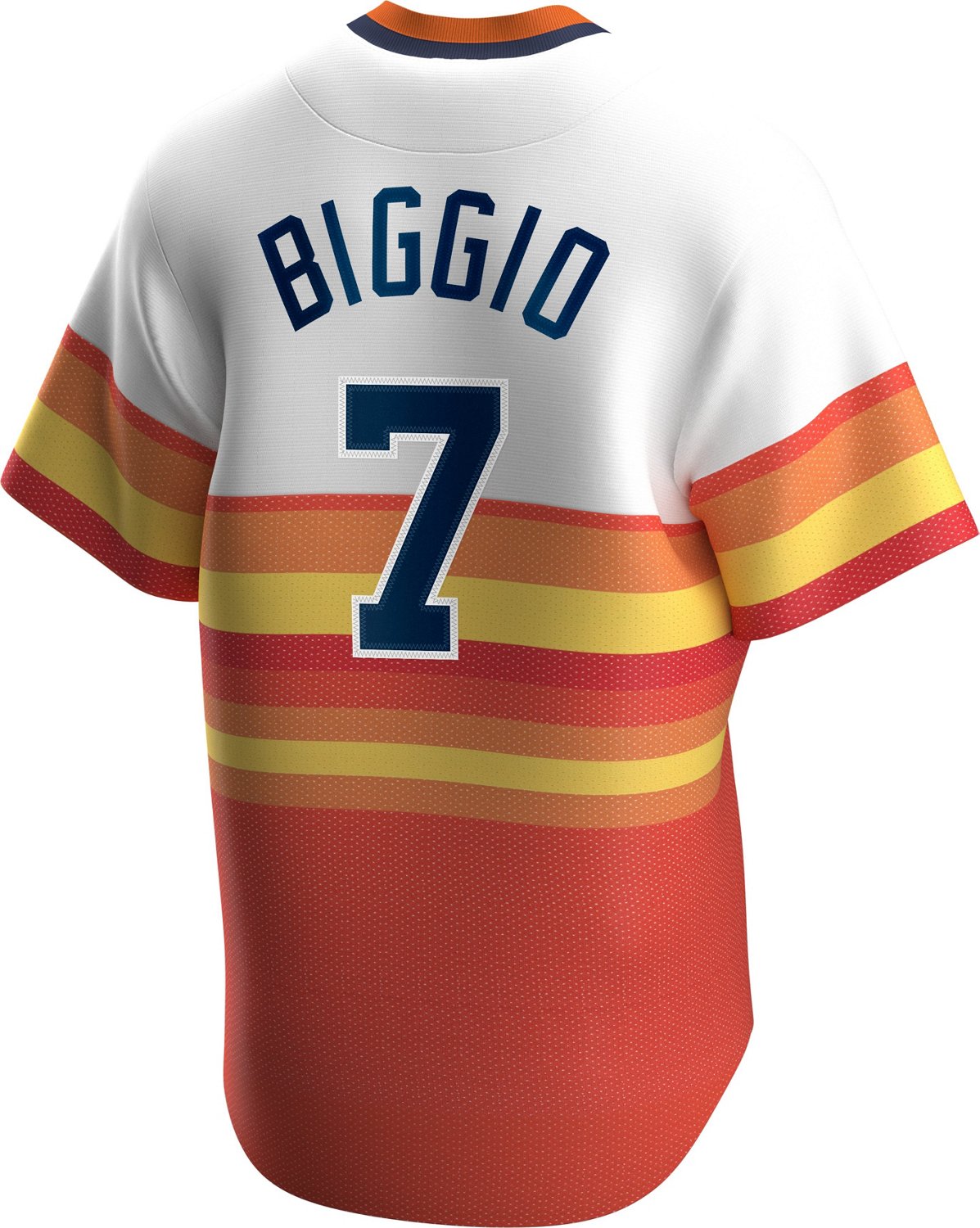 Nike Men's Biggio Houston Astros Official Player Cooperstown V Neck Jersey