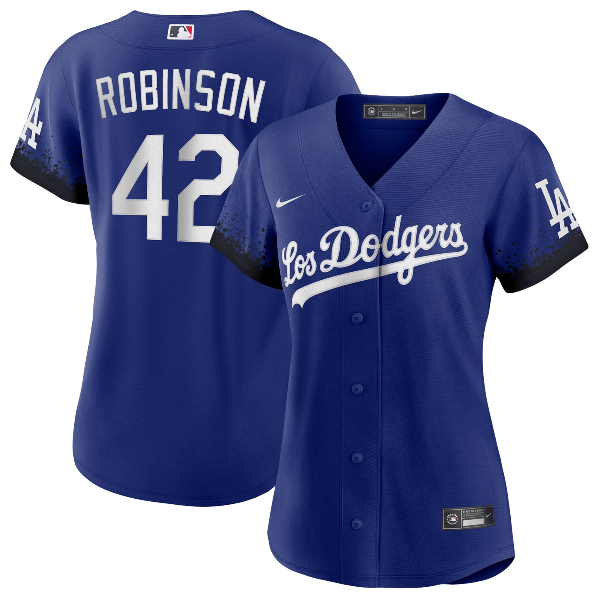 Women's Nike Jackie Robinson Royal Los Angeles Dodgers City Connect Replica Player Jersey