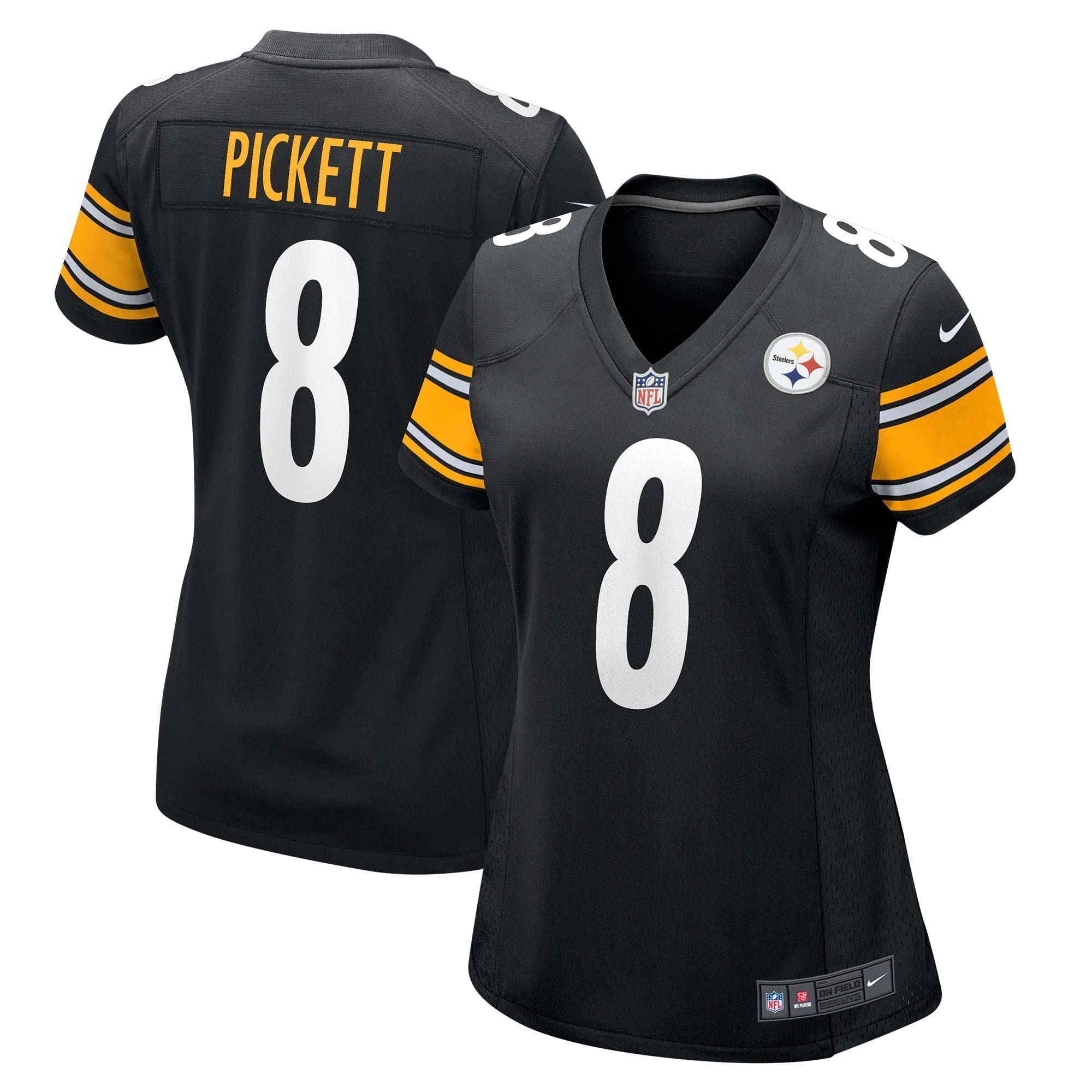 Women s Nike Kenny Pickett Black Pittsburgh Steelers Game Jersey