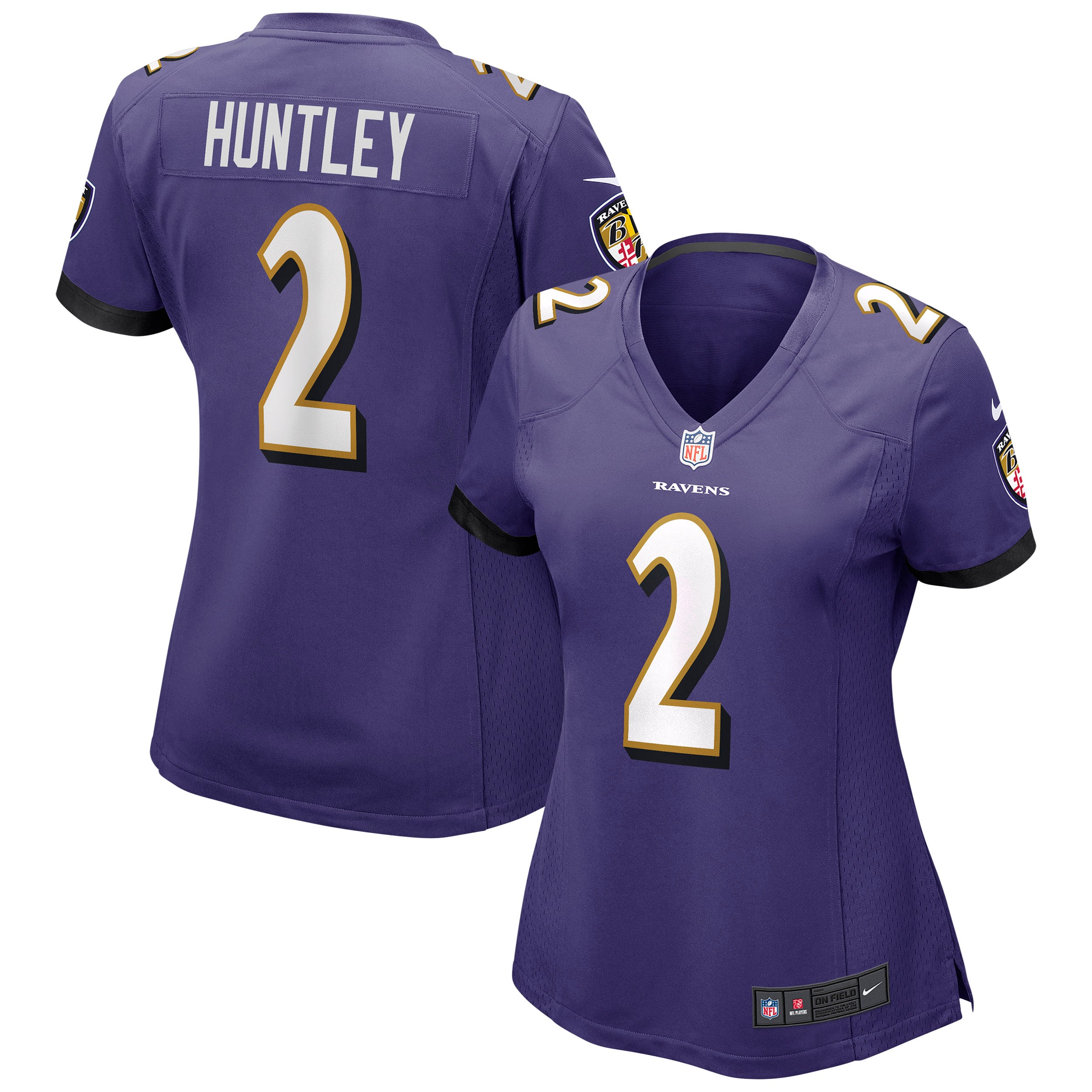 Tyler Huntley Baltimore Ravens Nike Women s Game Jersey   Purple