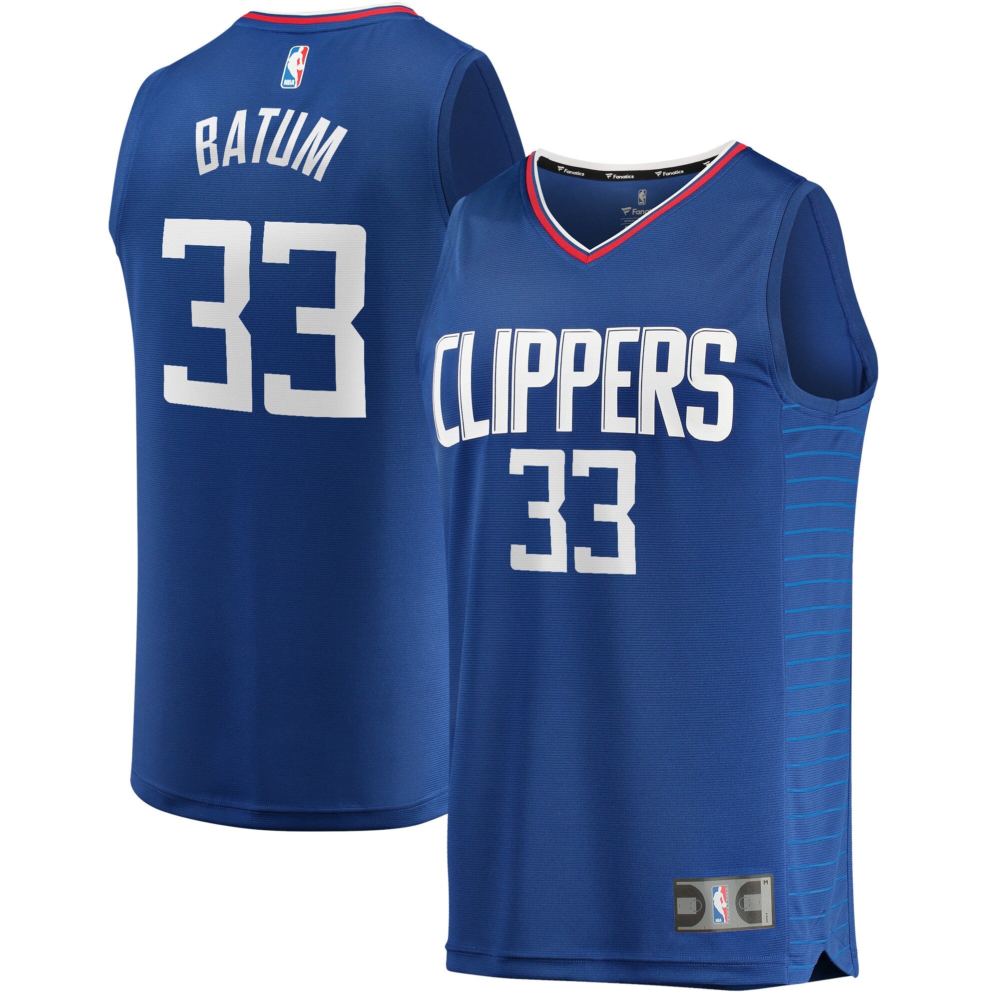 Nicolas Batum LA Clippers Fanatics Branded Youth 2021/22 Fast Break Replica Jersey - Icon Edition - Royal