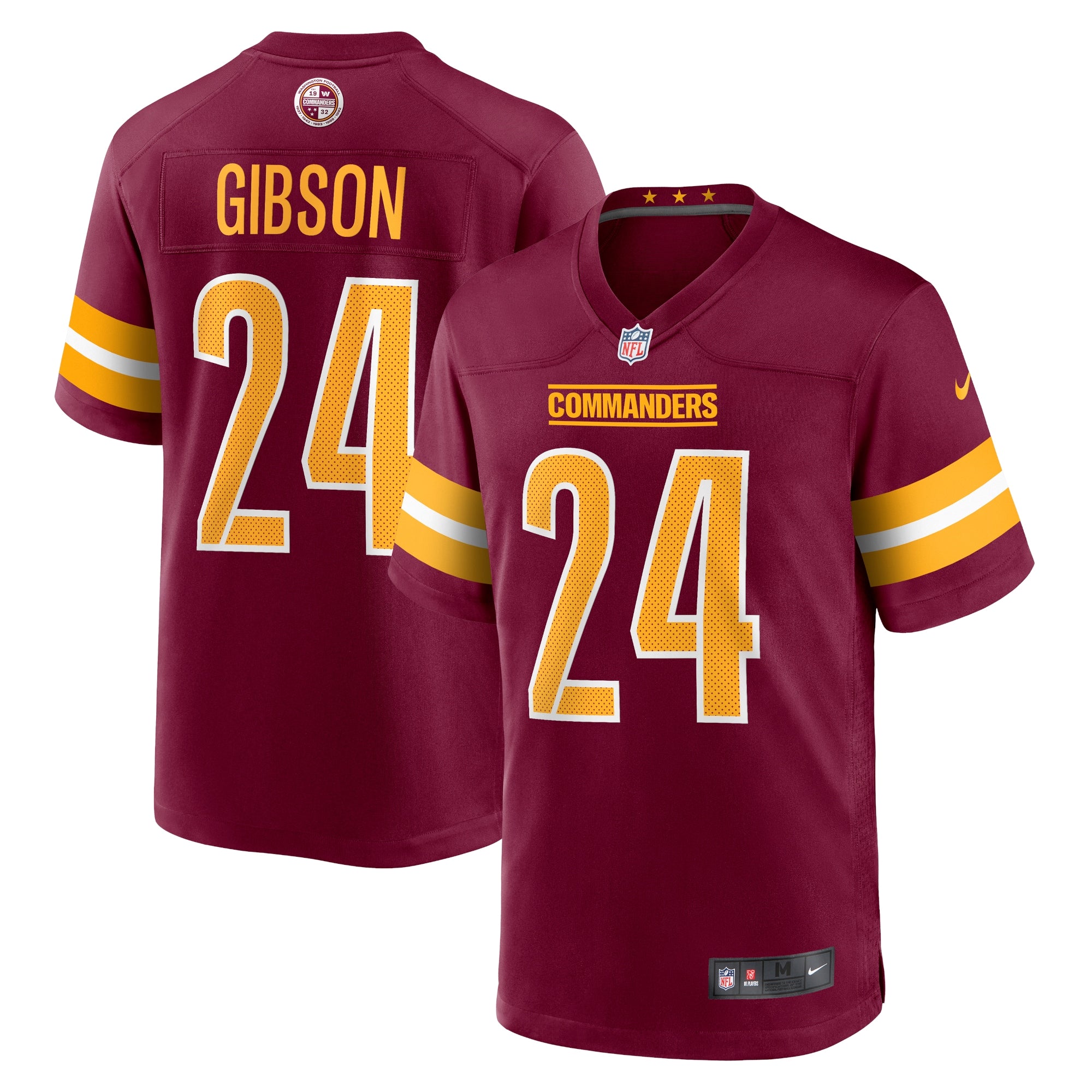 Antonio Gibson Washington Commanders Nike Youth Game Jersey   Burgundy