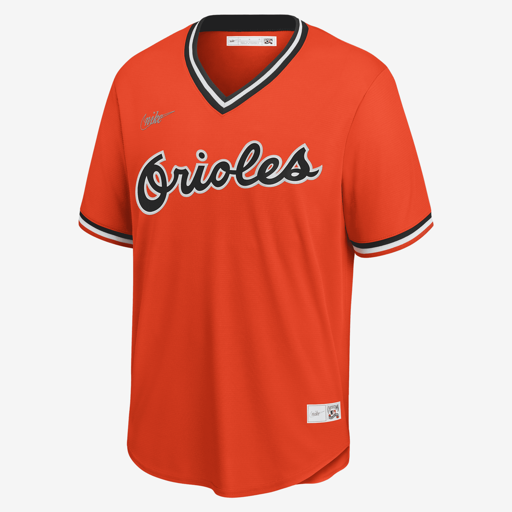 MLB Baltimore Orioles Men's Cooperstown Baseball Jersey - Team Orange