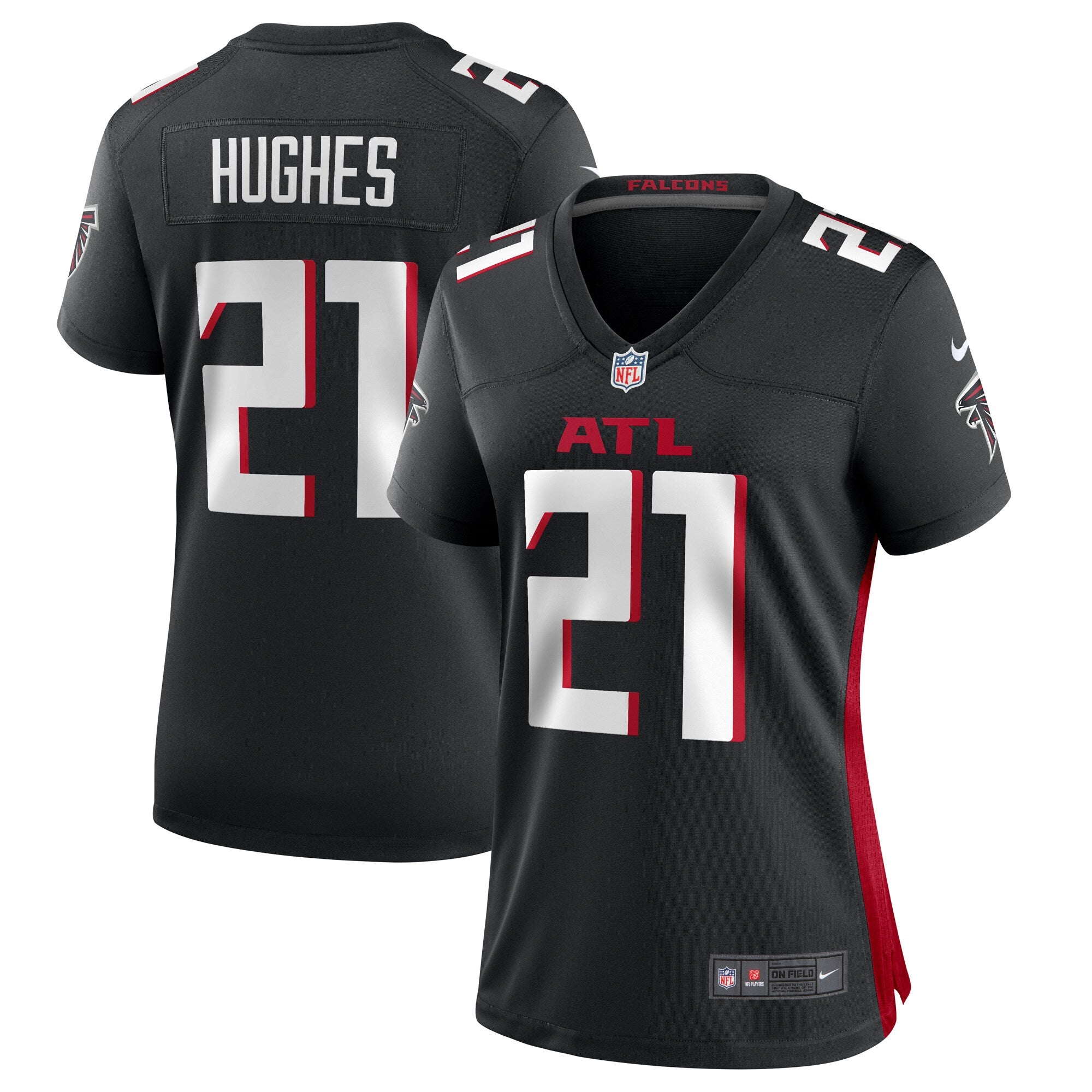Mike Hughes Atlanta Falcons Nike Women s Game Player Jersey   Black