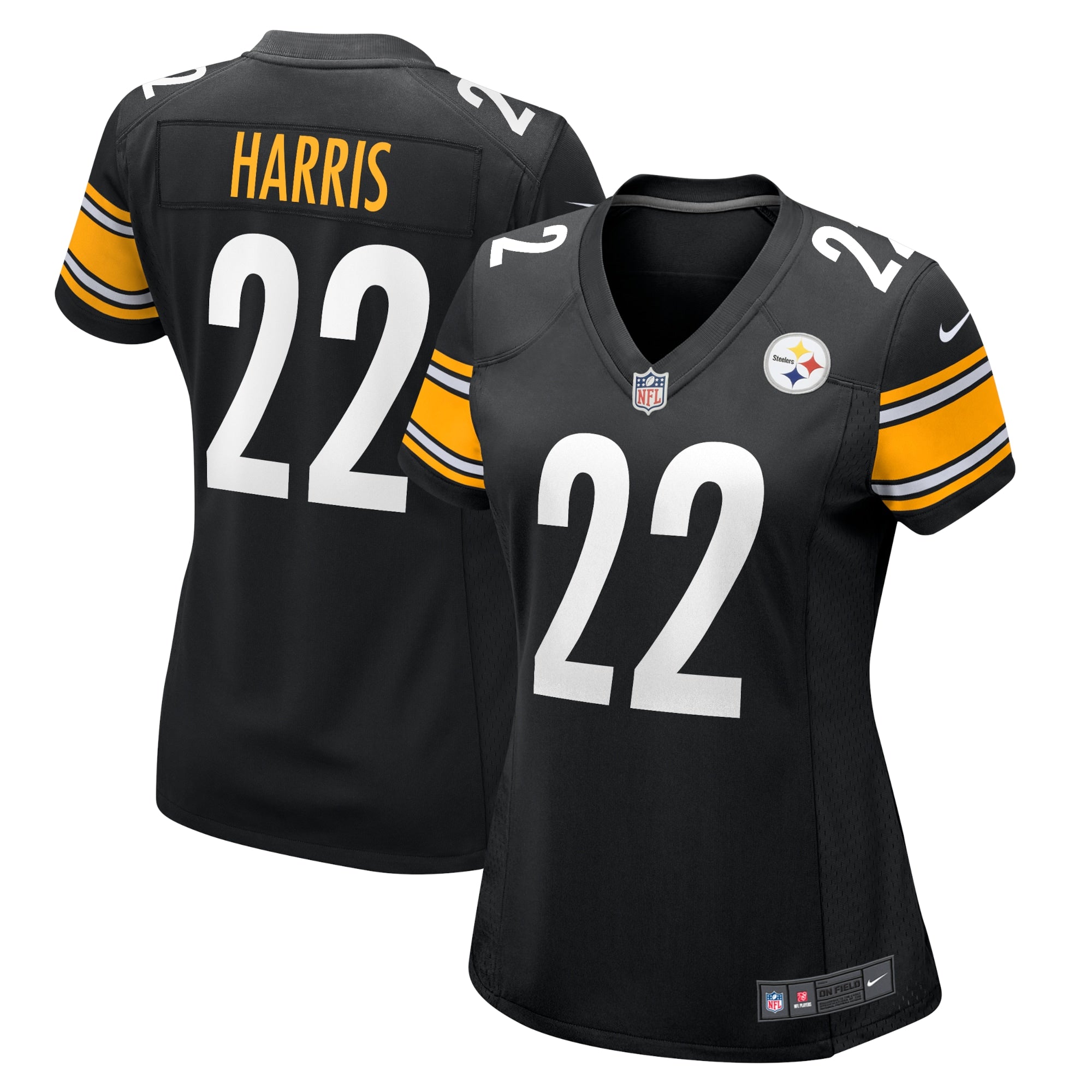 Najee Harris Pittsburgh Steelers Nike Women s Team Game Jersey   Black