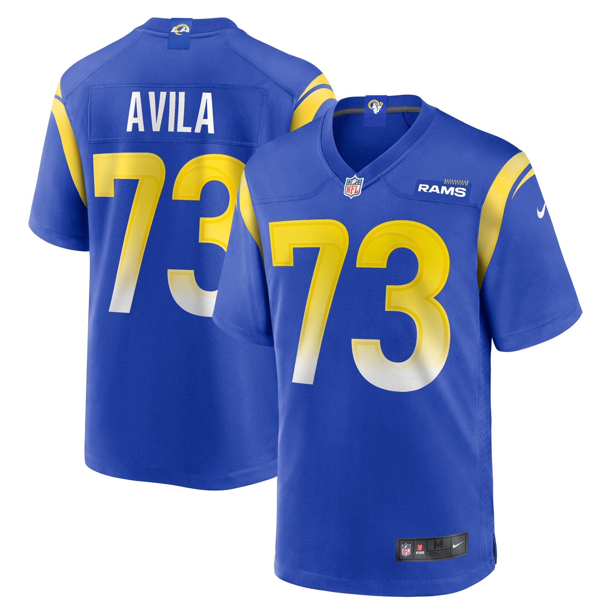 Steve Avila Los Angeles Rams Nike Home Game Jersey   Royal