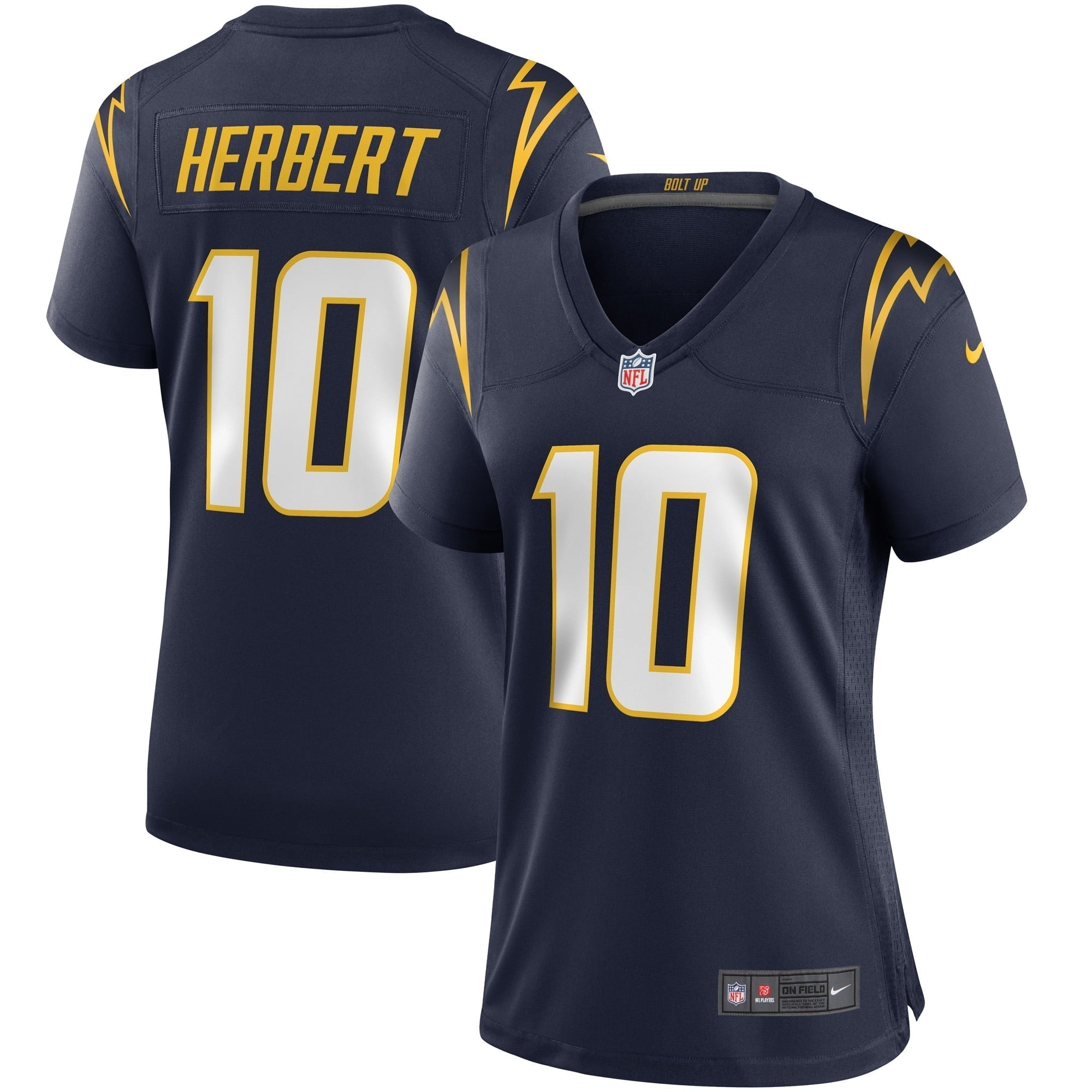 Women s Nike Justin Herbert Navy Los Angeles Chargers Game Jersey