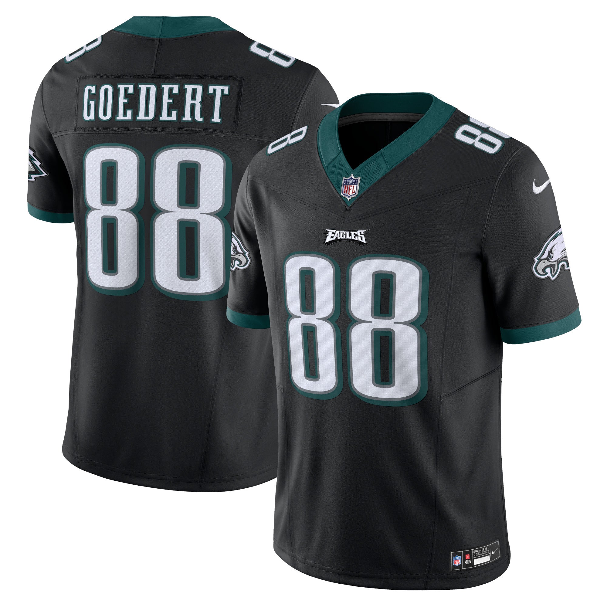 Dallas Goedert Philadelphia Eagles Nike Vapor F.U.S.E. Limited Jersey   Black