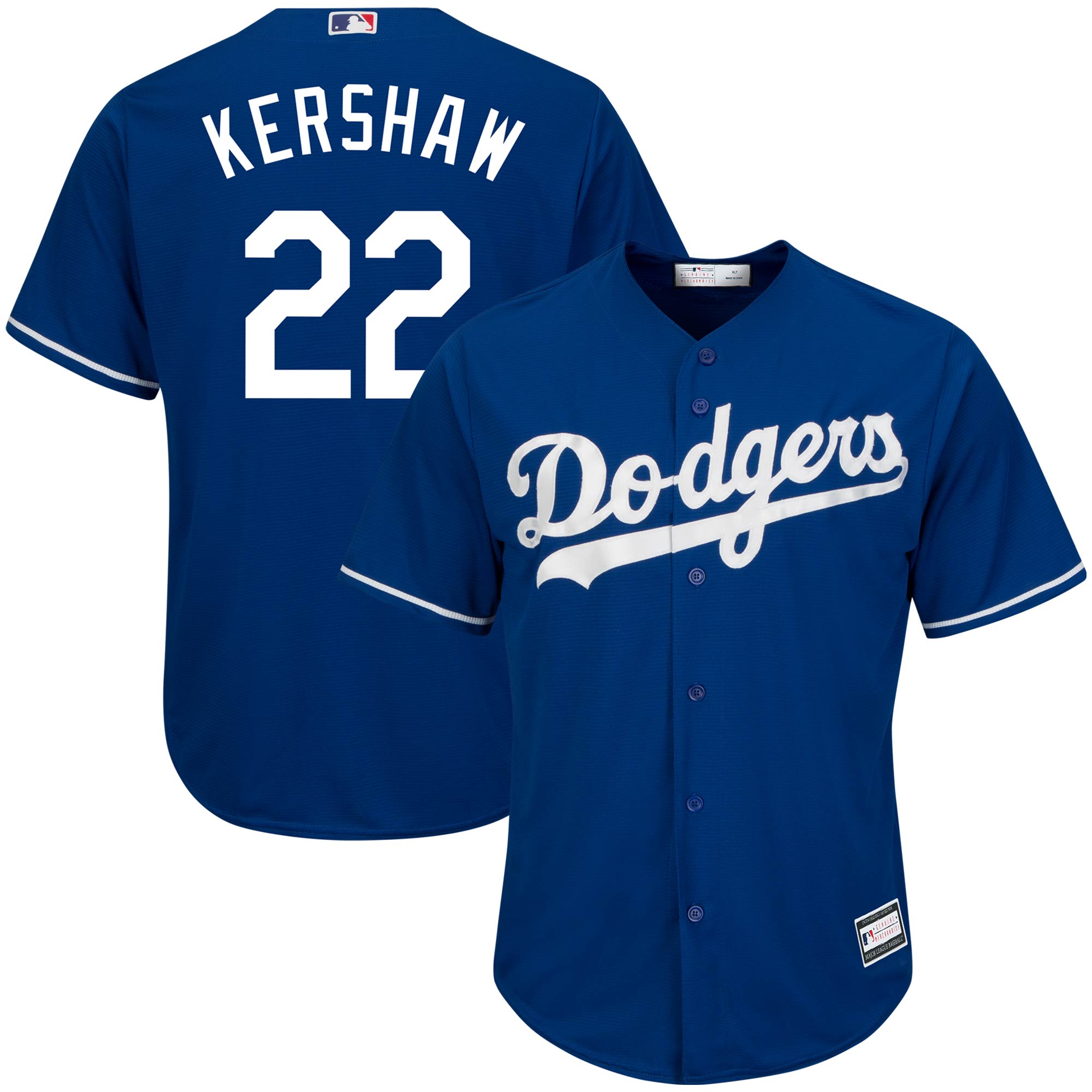 Clayton Kershaw Los Angeles Dodgers Big & Tall Replica Player Jersey - Royal