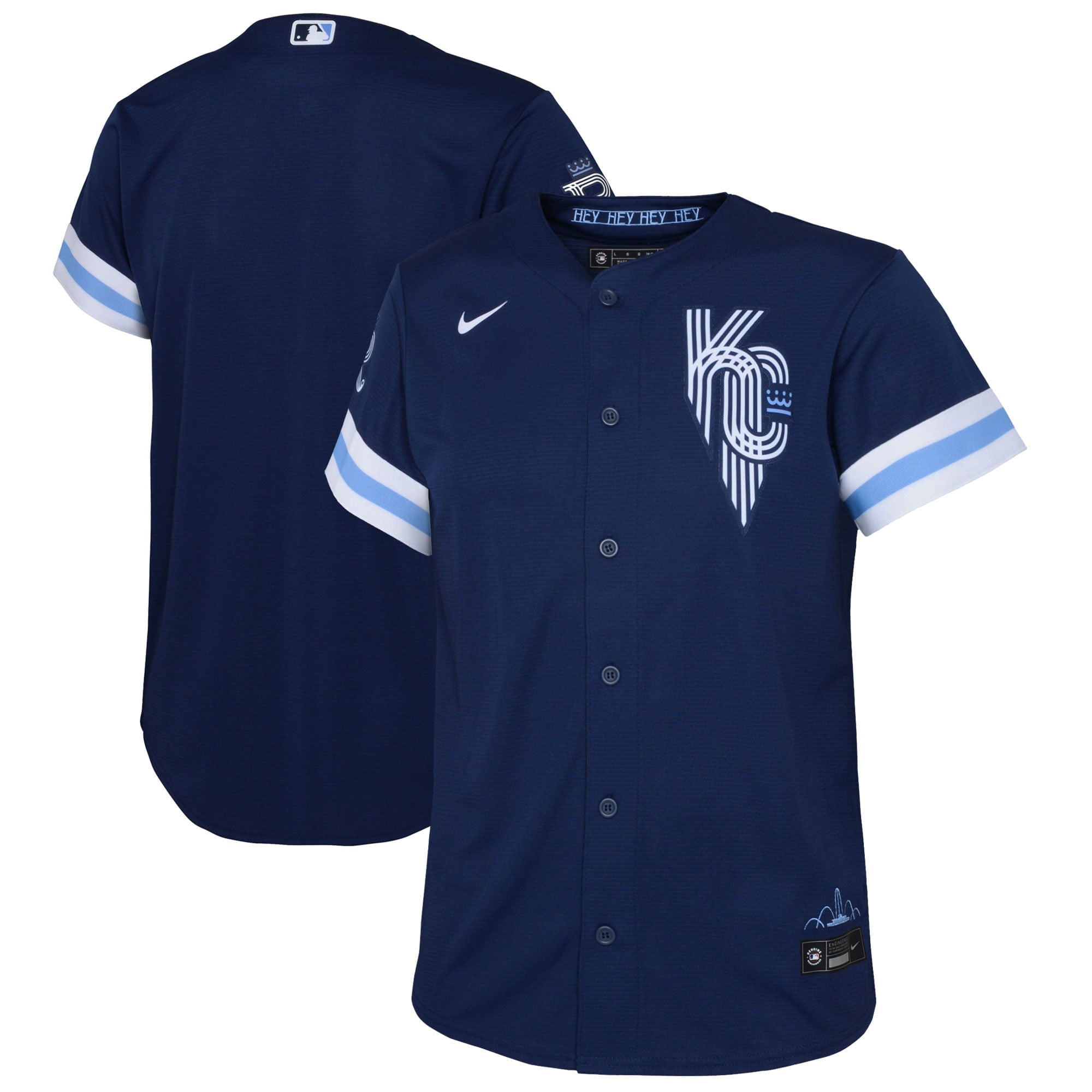 Toddler Nike Navy Kansas City Royals 2022 City Connect Replica Jersey