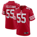 Men s Nike Jon Feliciano Scarlet San Francisco 49ers Game Player Jersey