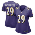 Women s Nike Ar Darius Washington Purple Baltimore Ravens Player Game Jersey