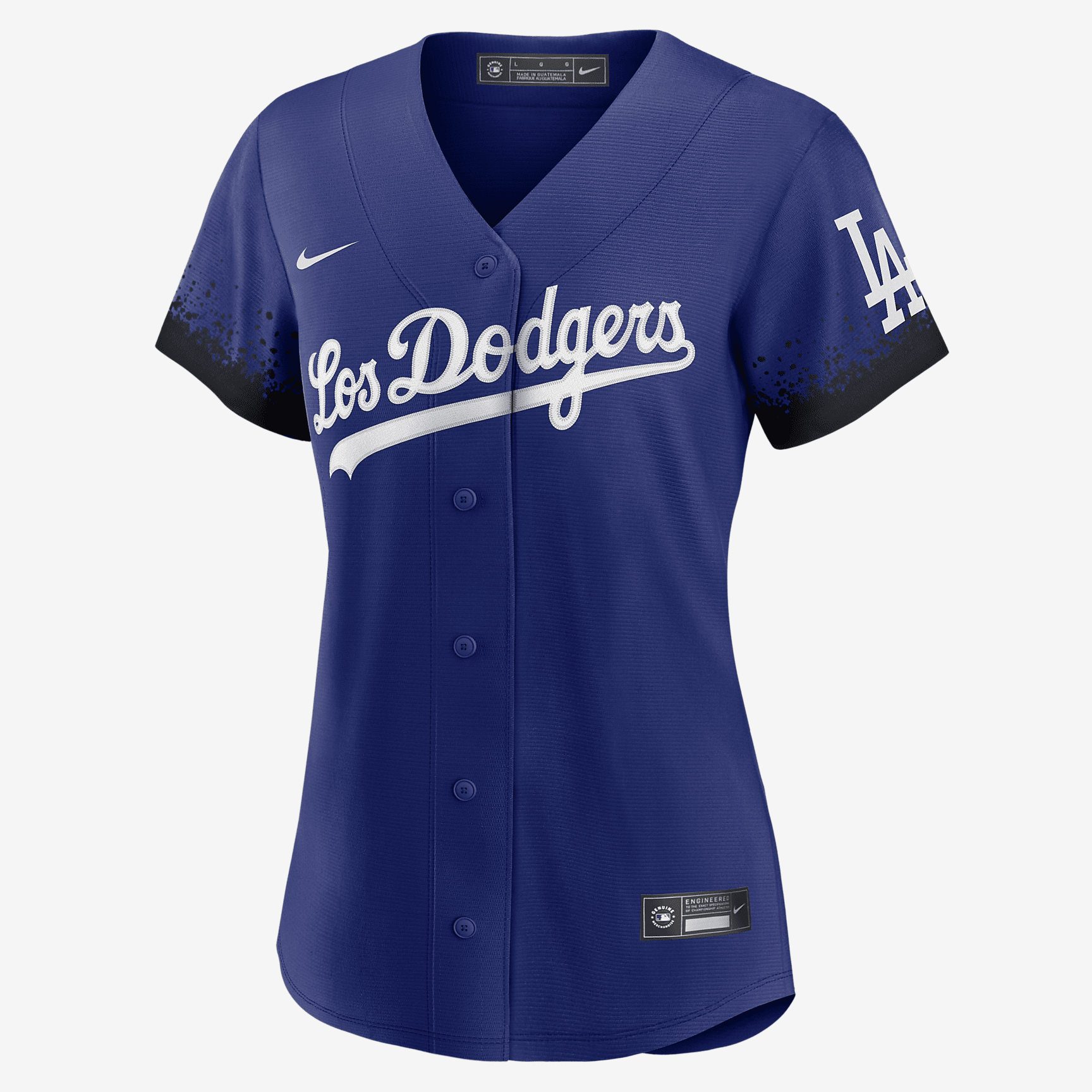 MLB Los Angeles Dodgers City Connect (Jackie Robinson) Women's Replica Baseball Jersey - Royal