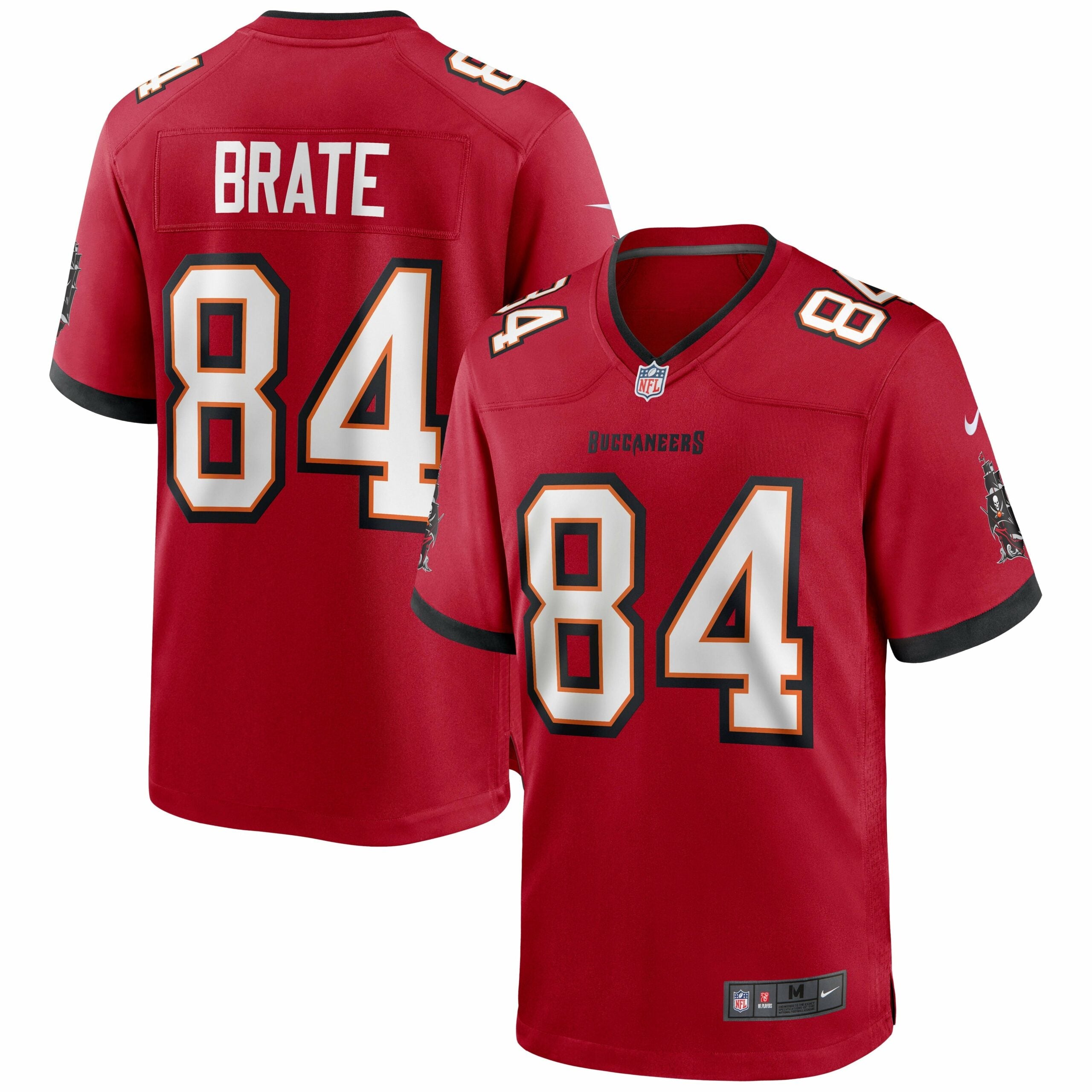 Men s Nike Cameron Brate Red Tampa Bay Buccaneers Game Jersey
