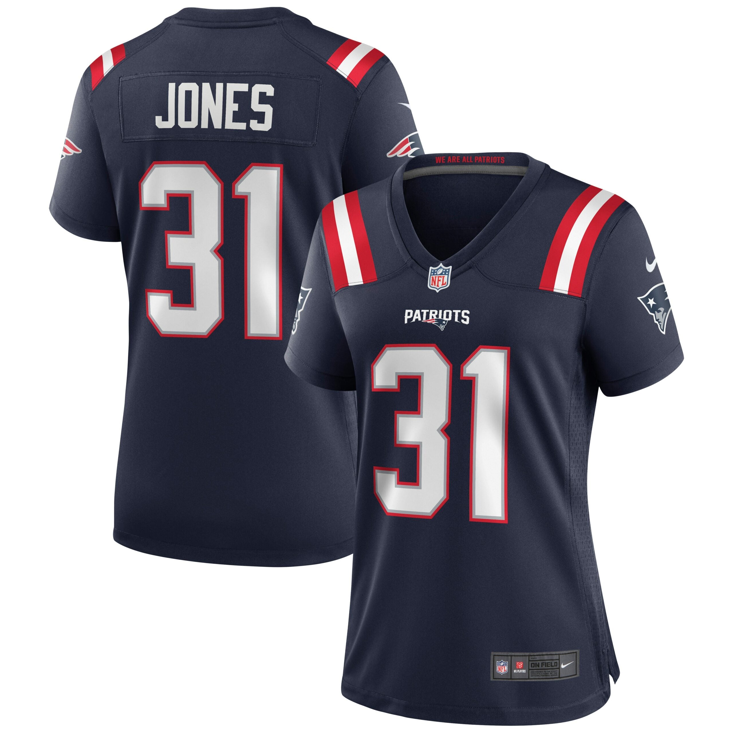 Jonathan Jones New England Patriots Nike Women s Game Jersey   Navy