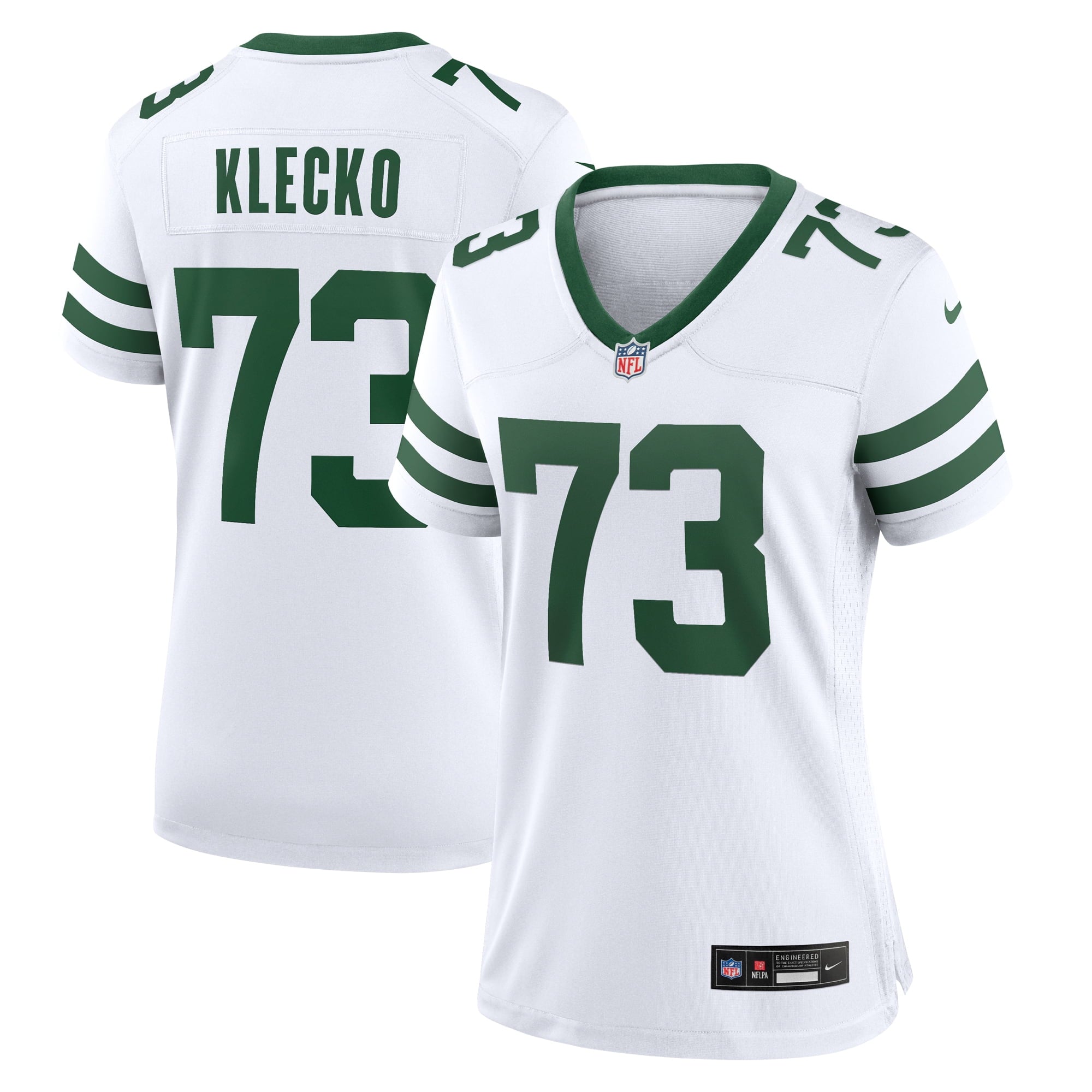 Women s Nike Joe Klecko White New York Jets Legacy Retired Player Game Jersey
