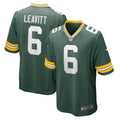 Men s Nike Dallin Leavitt Green Green Bay Packers Game Player Jersey