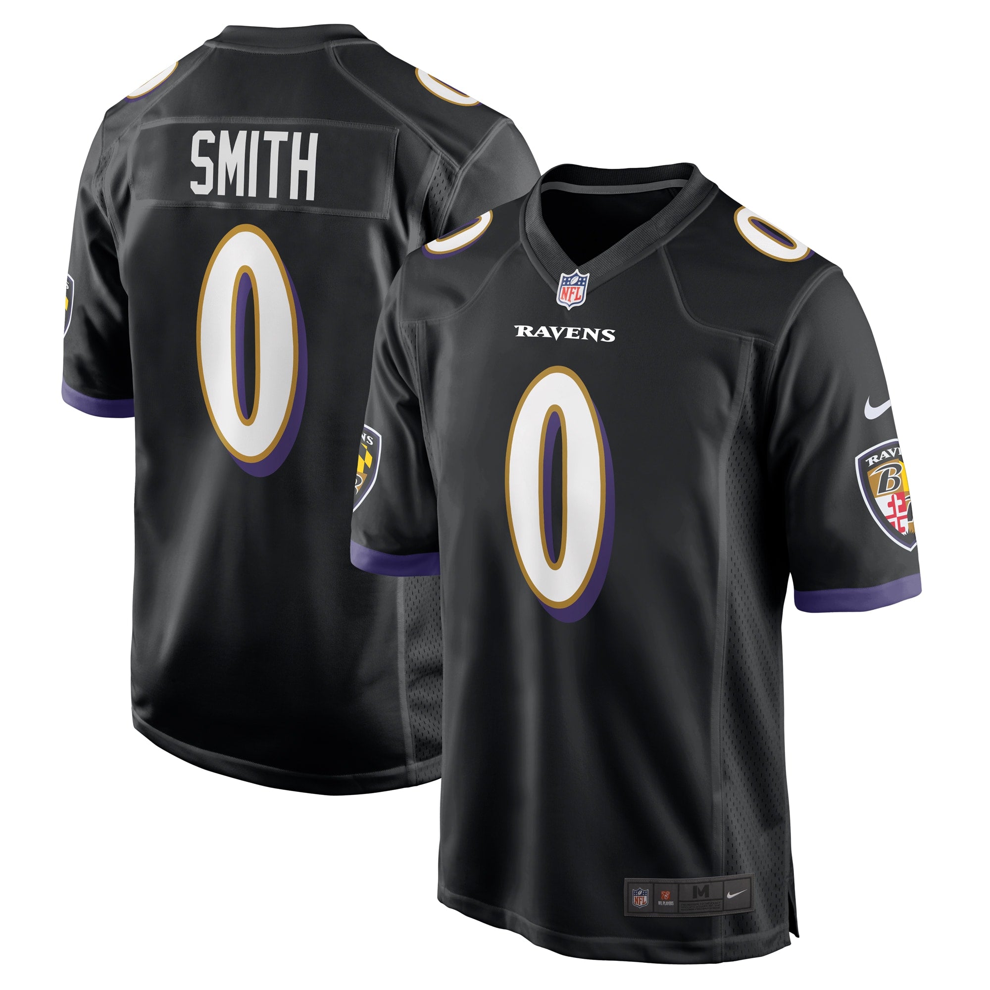 Roquan Smith Baltimore Ravens Nike Team Game Jersey   Black