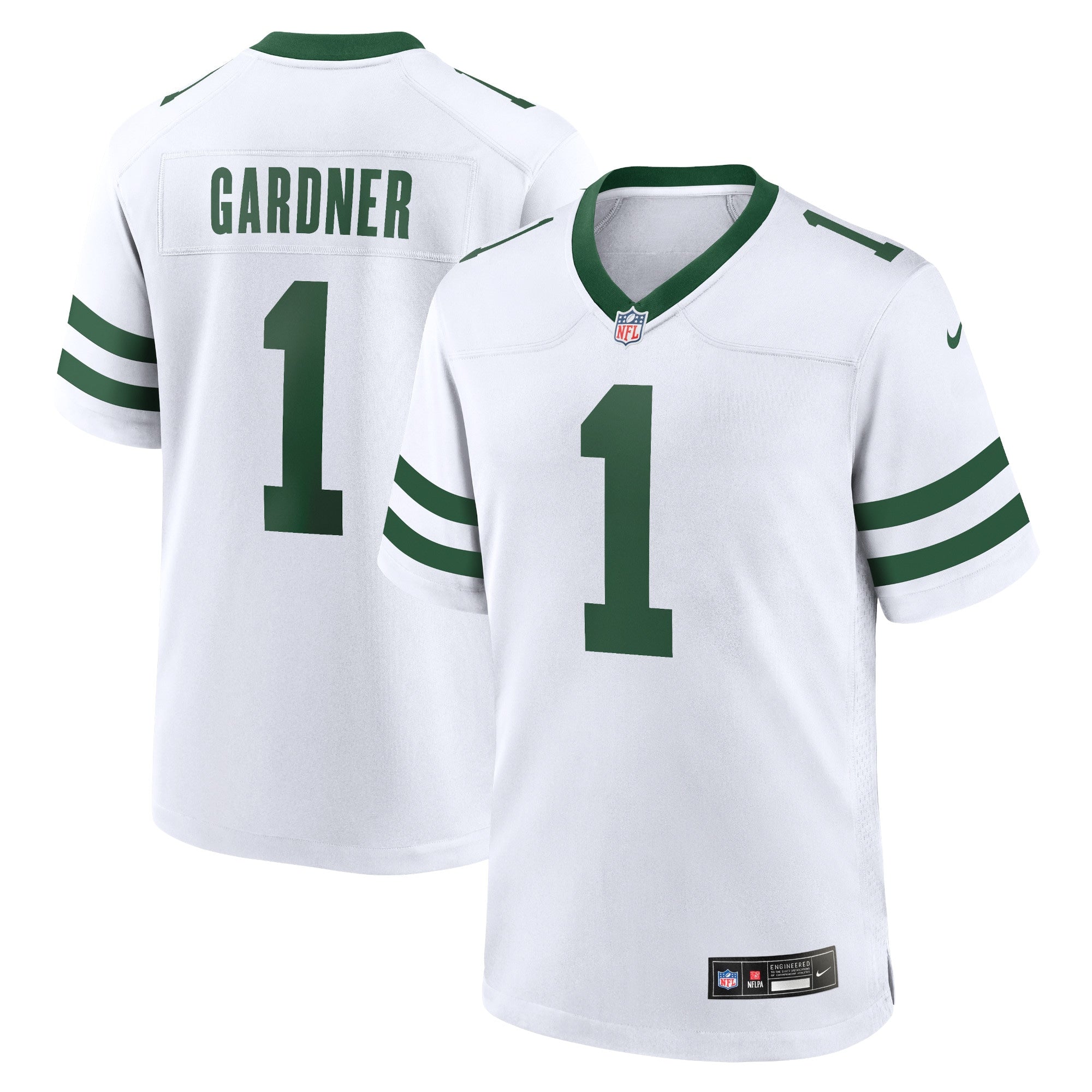 Ahmad Sauce Gardner New York Jets Nike Youth Game Jersey   White