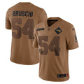 Tedy Bruschi New England Patriots Nike 2023 Salute To Service Retired Player Limited Jersey   Brown