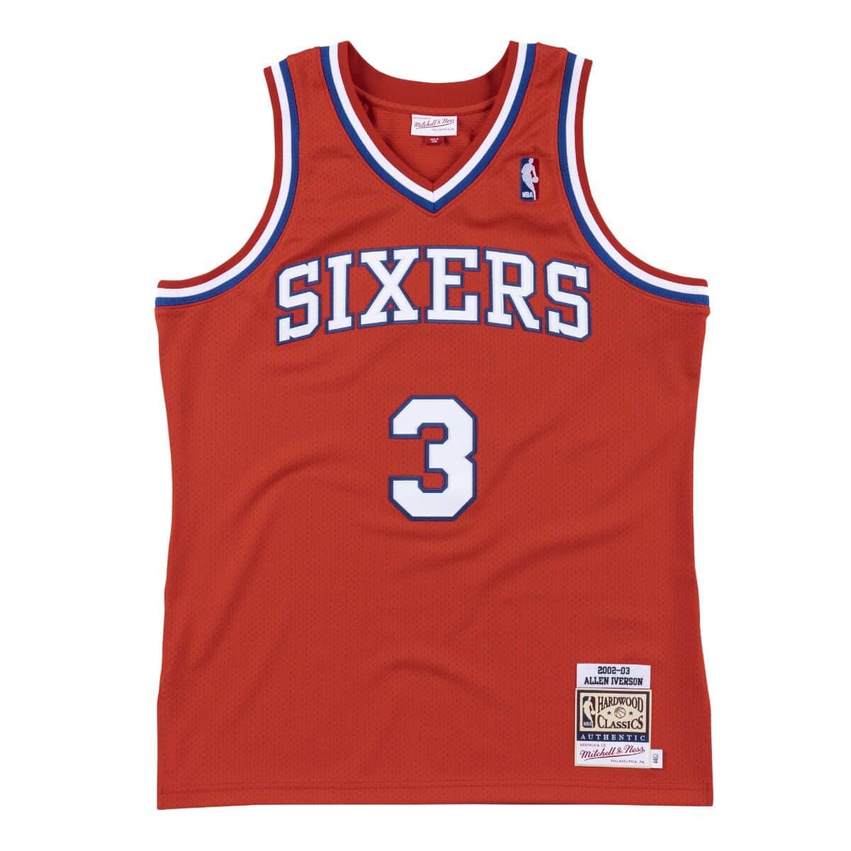 Authentic Jersey Philadelphia 76ers 2002-03 Allen Iverson