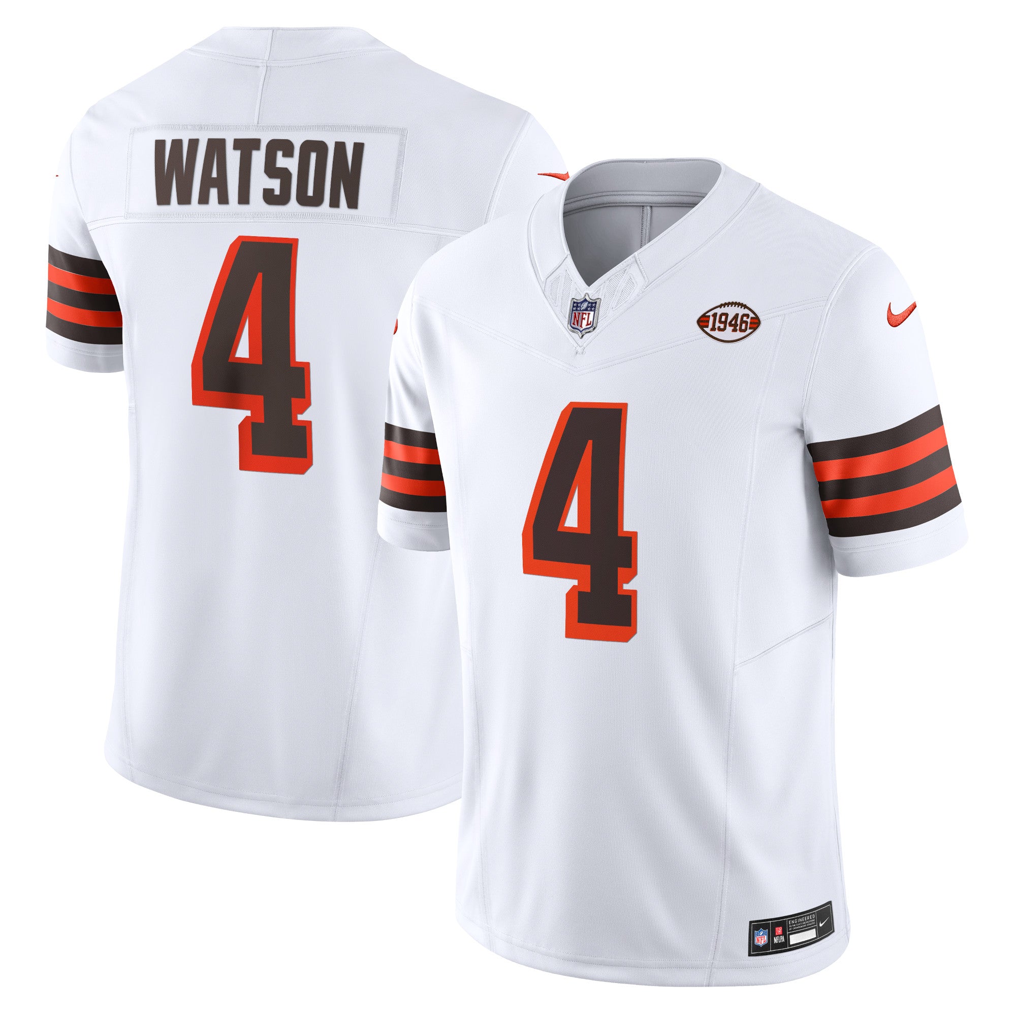 Deshaun Watson Cleveland Browns Nike Vapor F.U.S.E. Limited Jersey   White
