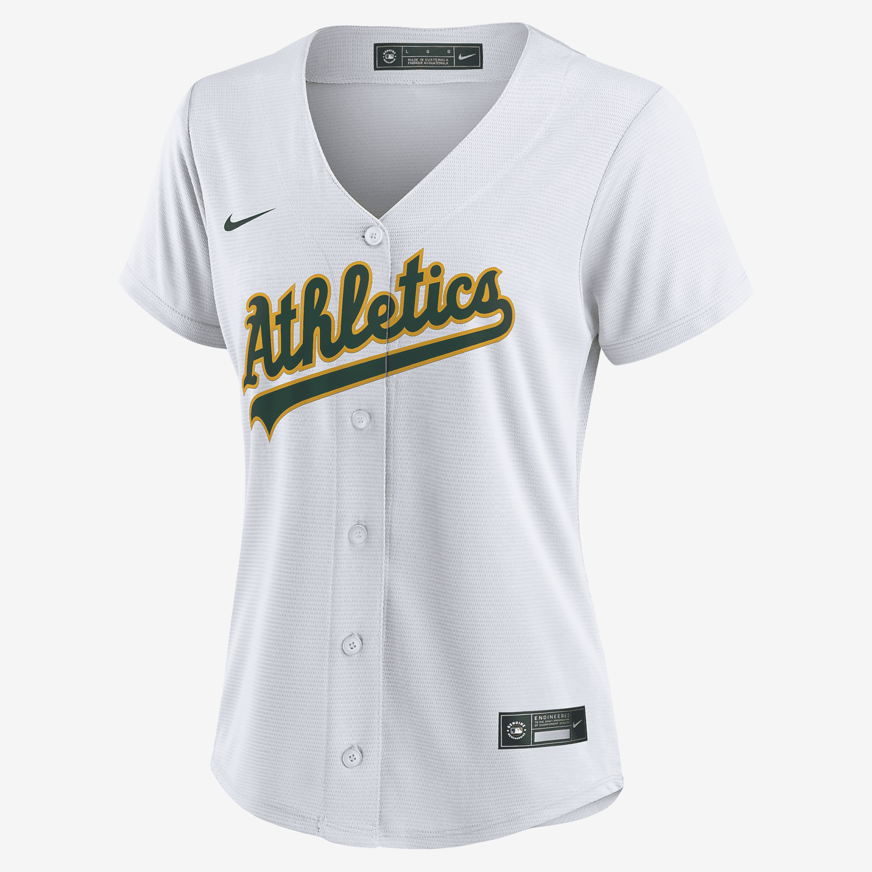 MLB Oakland Athletics (Khris Davis) Women's Replica Baseball Jersey - White