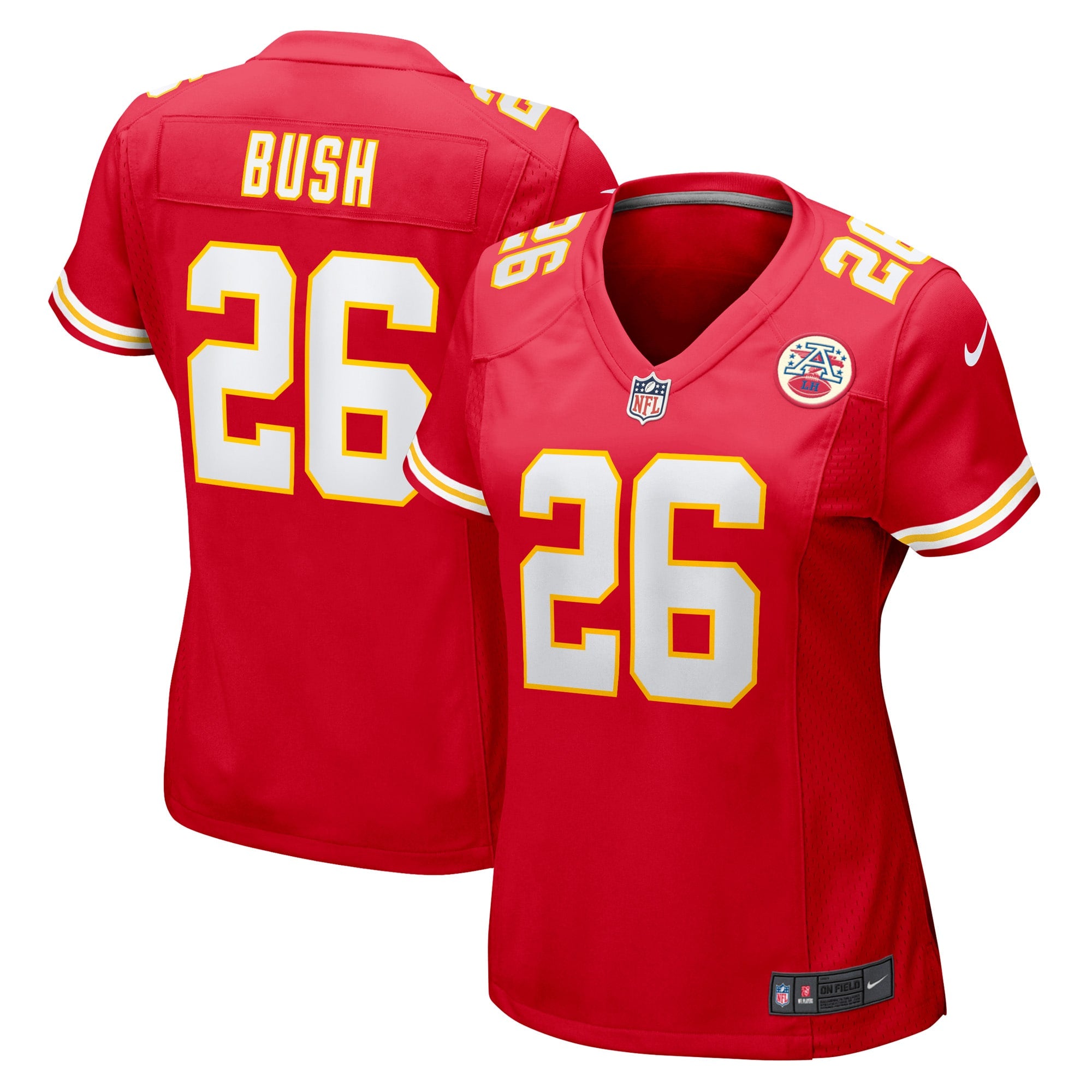 Deon Bush Kansas City Chiefs Nike Women s Game Player Jersey   Red