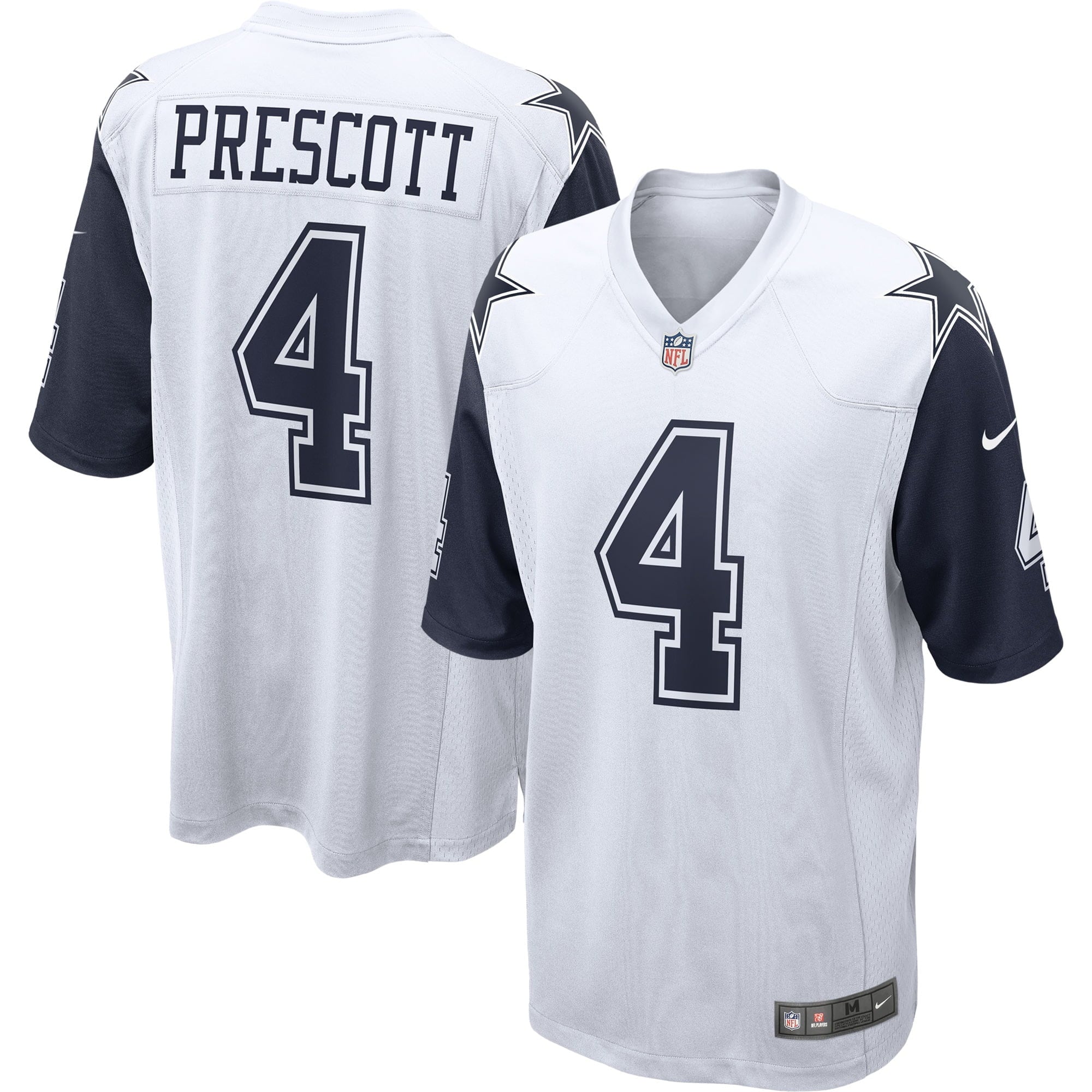 Men s Nike Dak Prescott White Dallas Cowboys Alternate Game Jersey