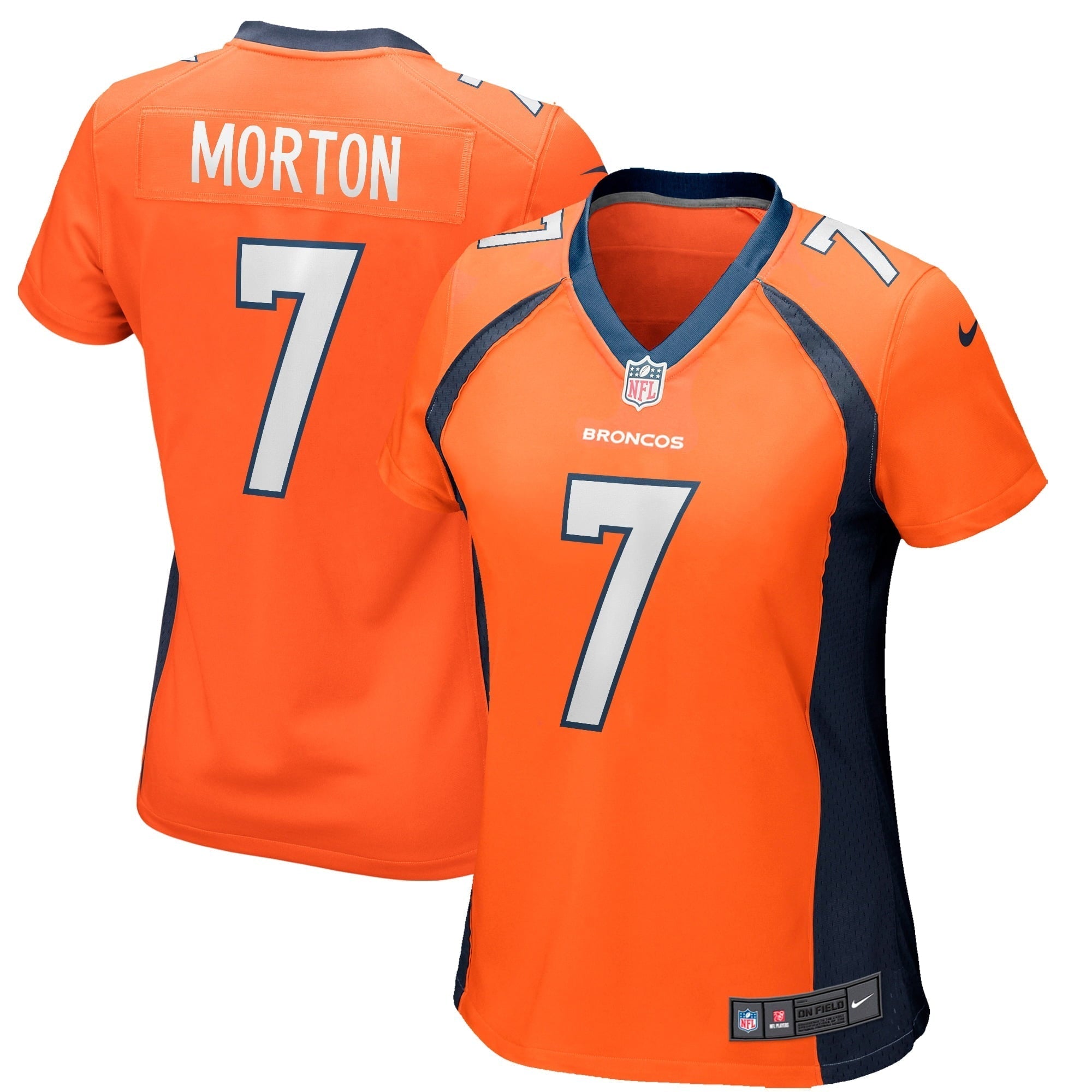 Women s Nike Craig Morton Orange Denver Broncos Game Retired Player Jersey