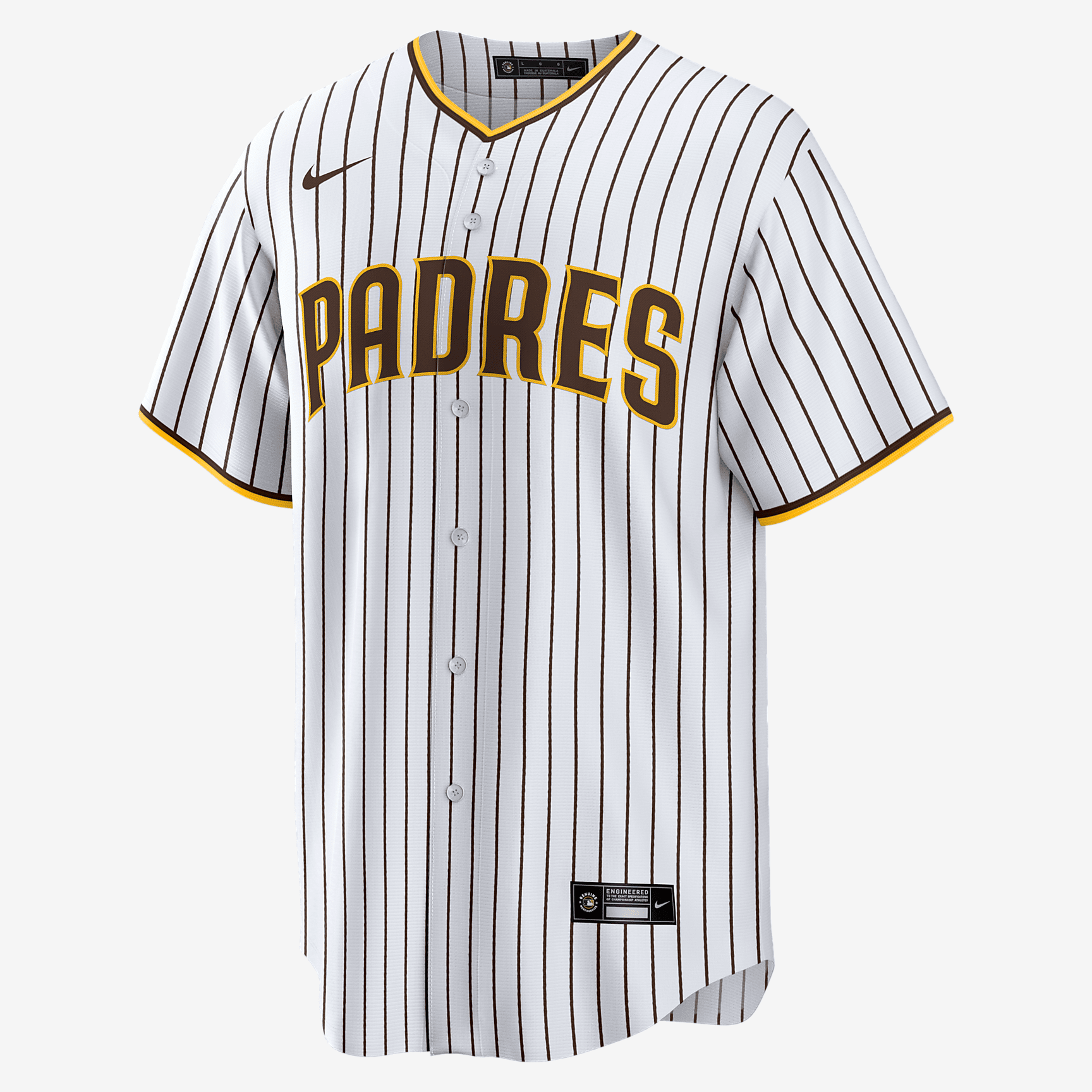 MLB San Diego Padres (Xander Bogaerts) Men's Replica Baseball Jersey - White/Brown