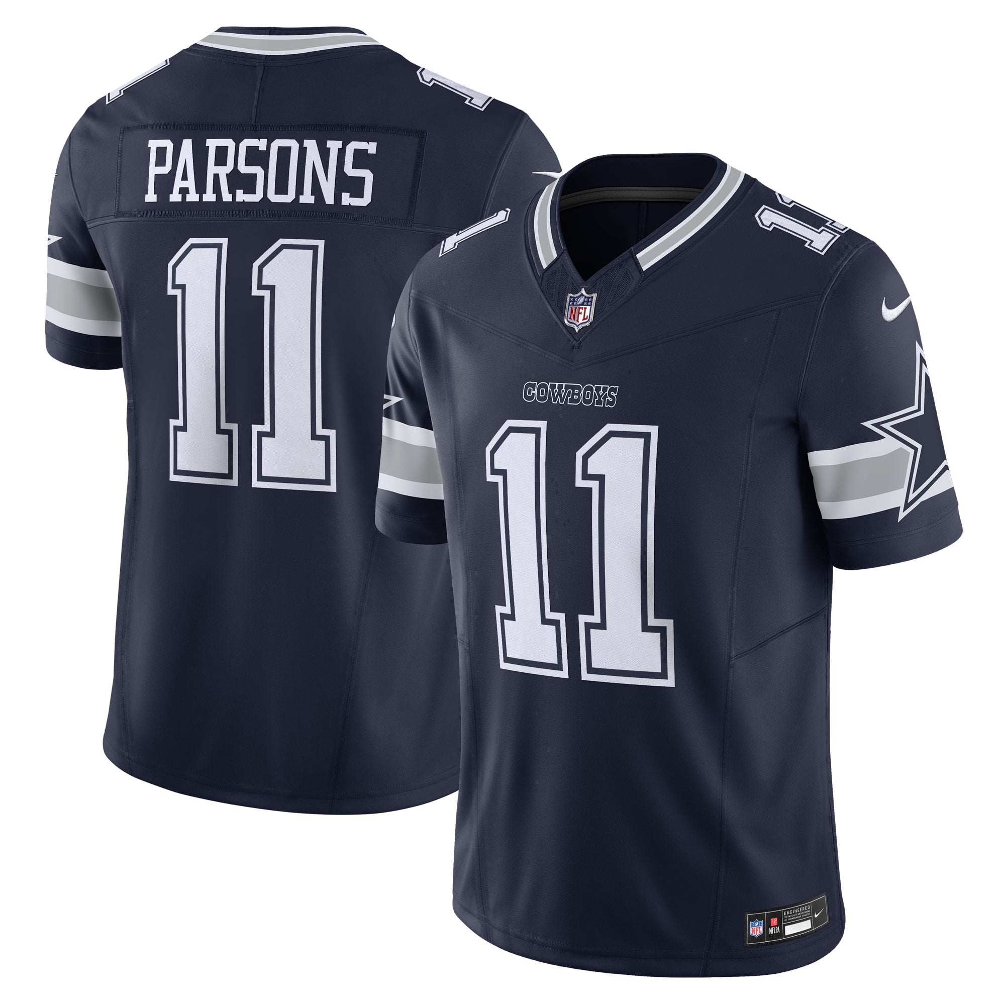 Men s Nike Micah Parsons Navy Dallas Cowboys Vapor F.U.S.E. Limited Jersey