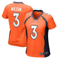 Women s Denver Broncos Russell Wilson Game Jersey Orange