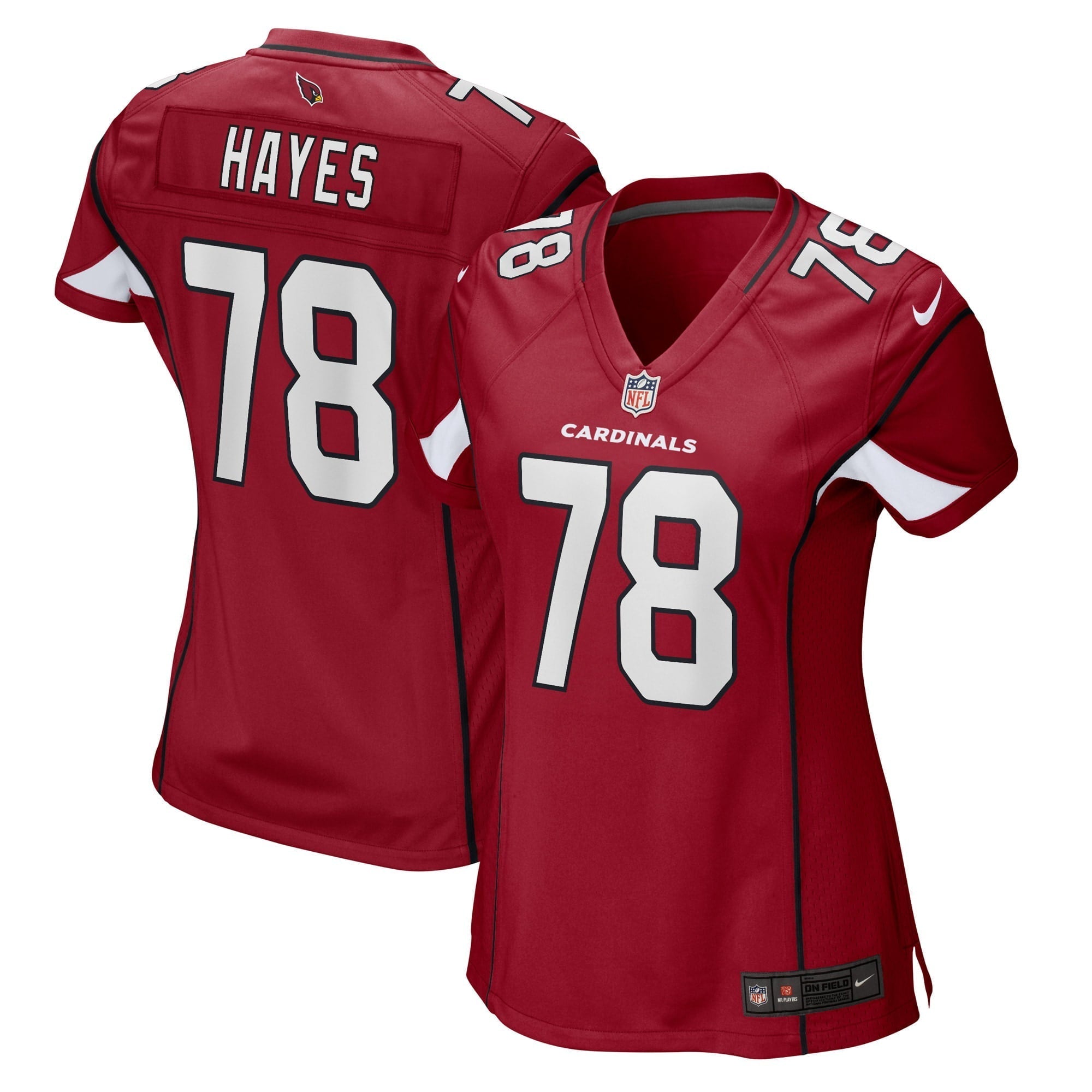Women s Nike Marquis Hayes Cardinal Arizona Cardinals Game Player Jersey