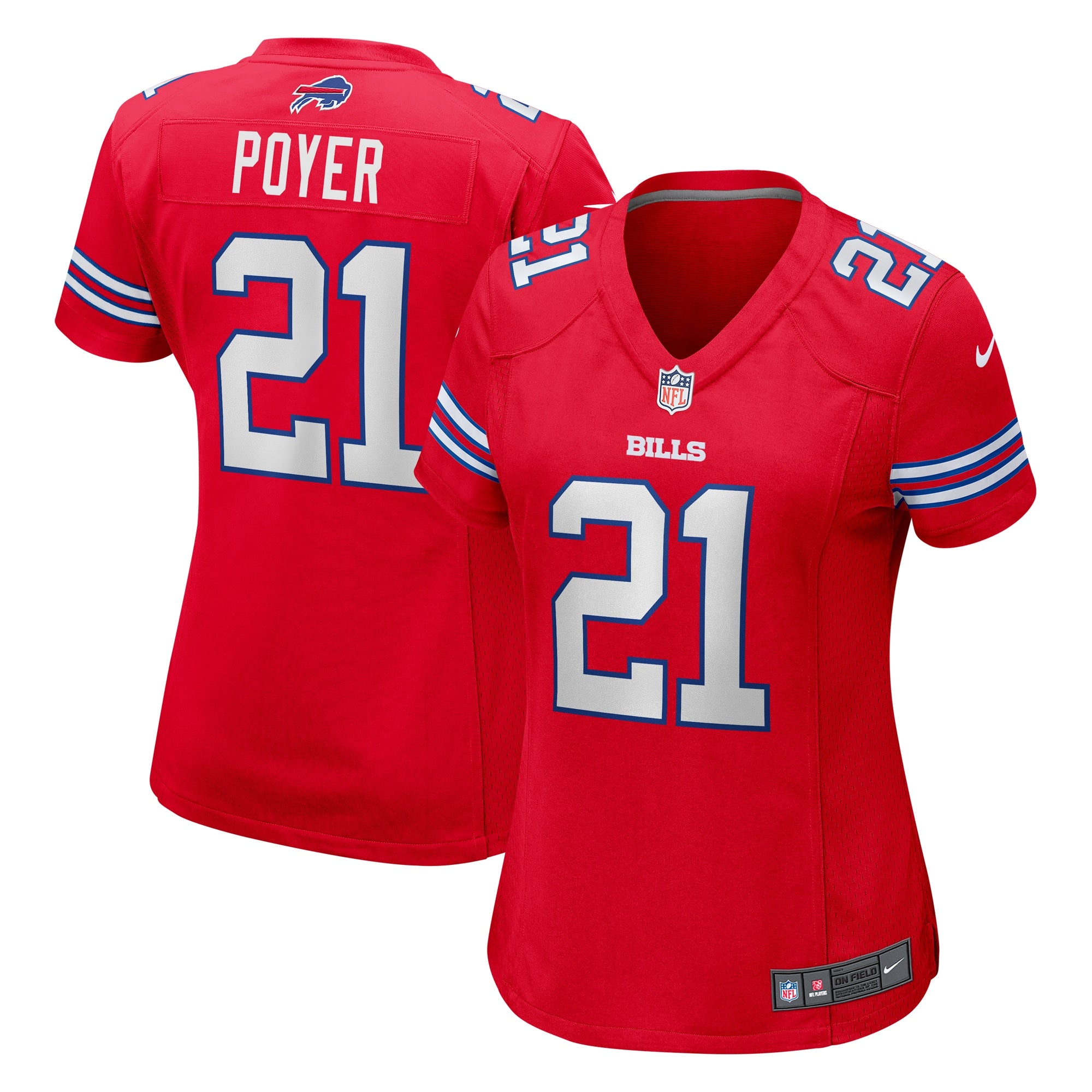 Jordans Poyer Buffalo Bills Nike Women s Player Jersey   Red