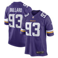 Jonathan Bullard Minnesota Vikings Nike Game Player Jersey   Purple